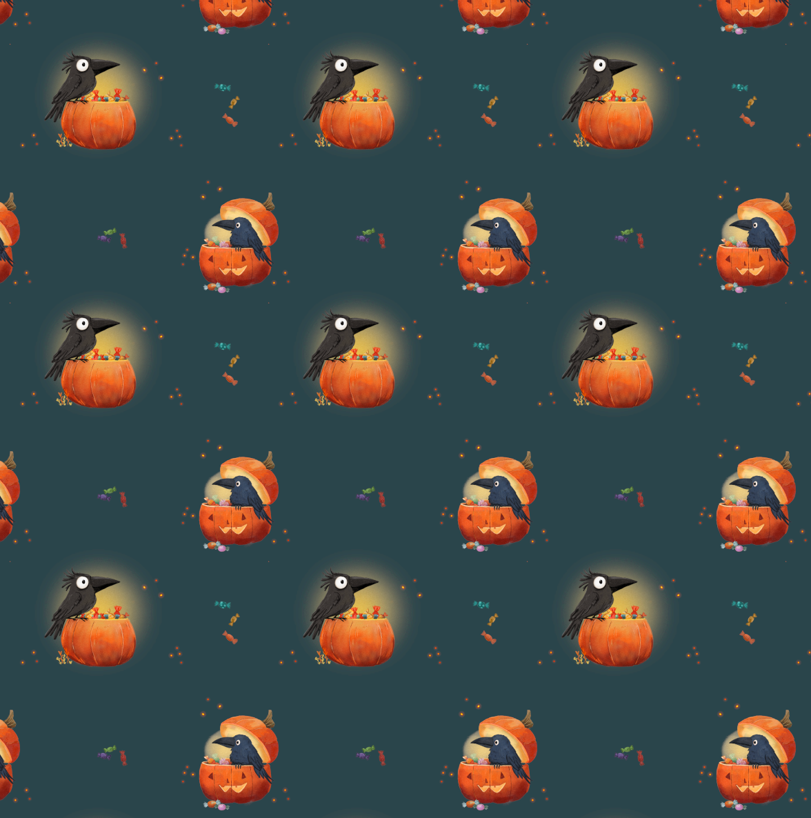 French Terry - Krähloween