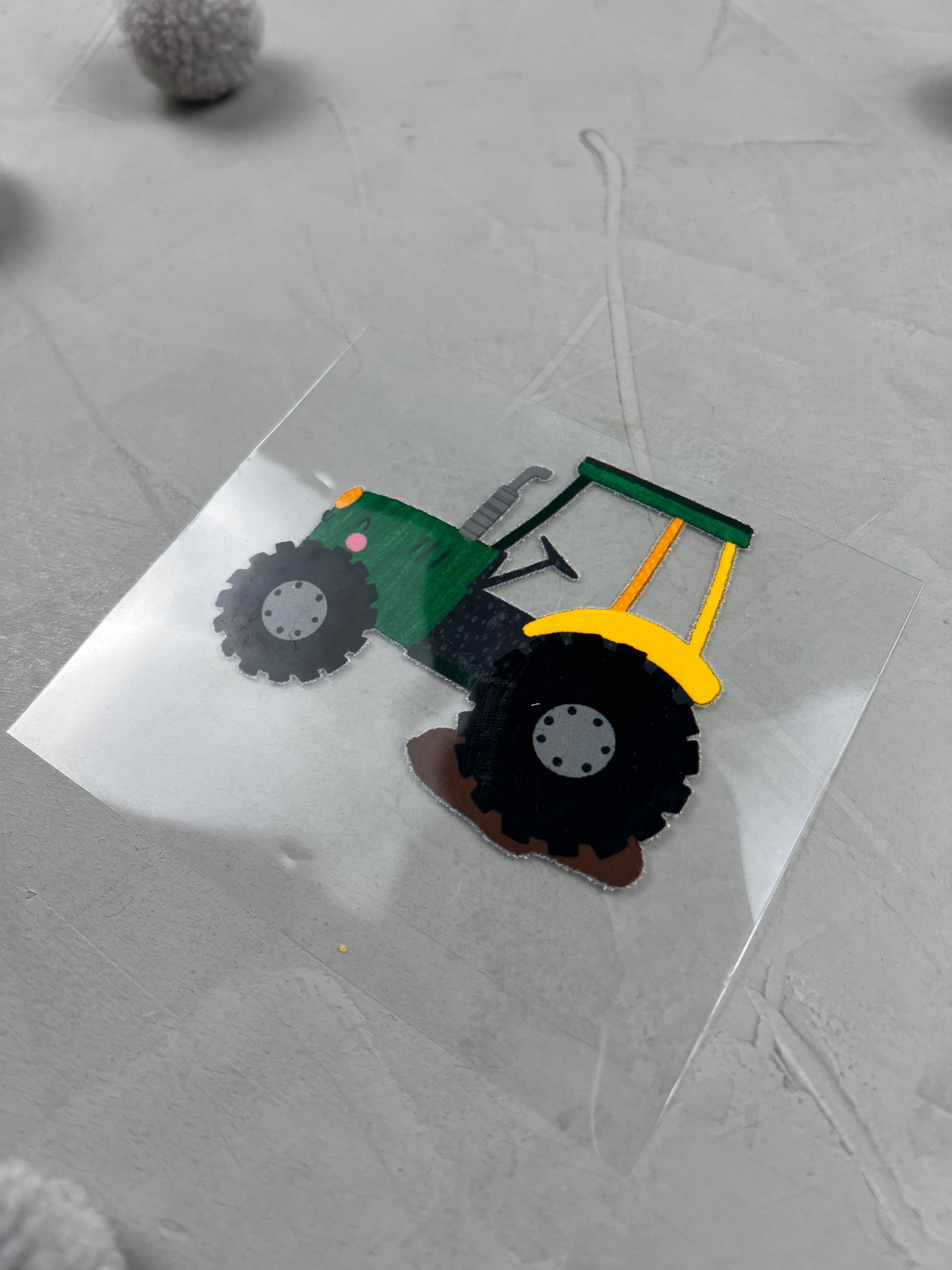 kleines Bügelbild - Treckertreff