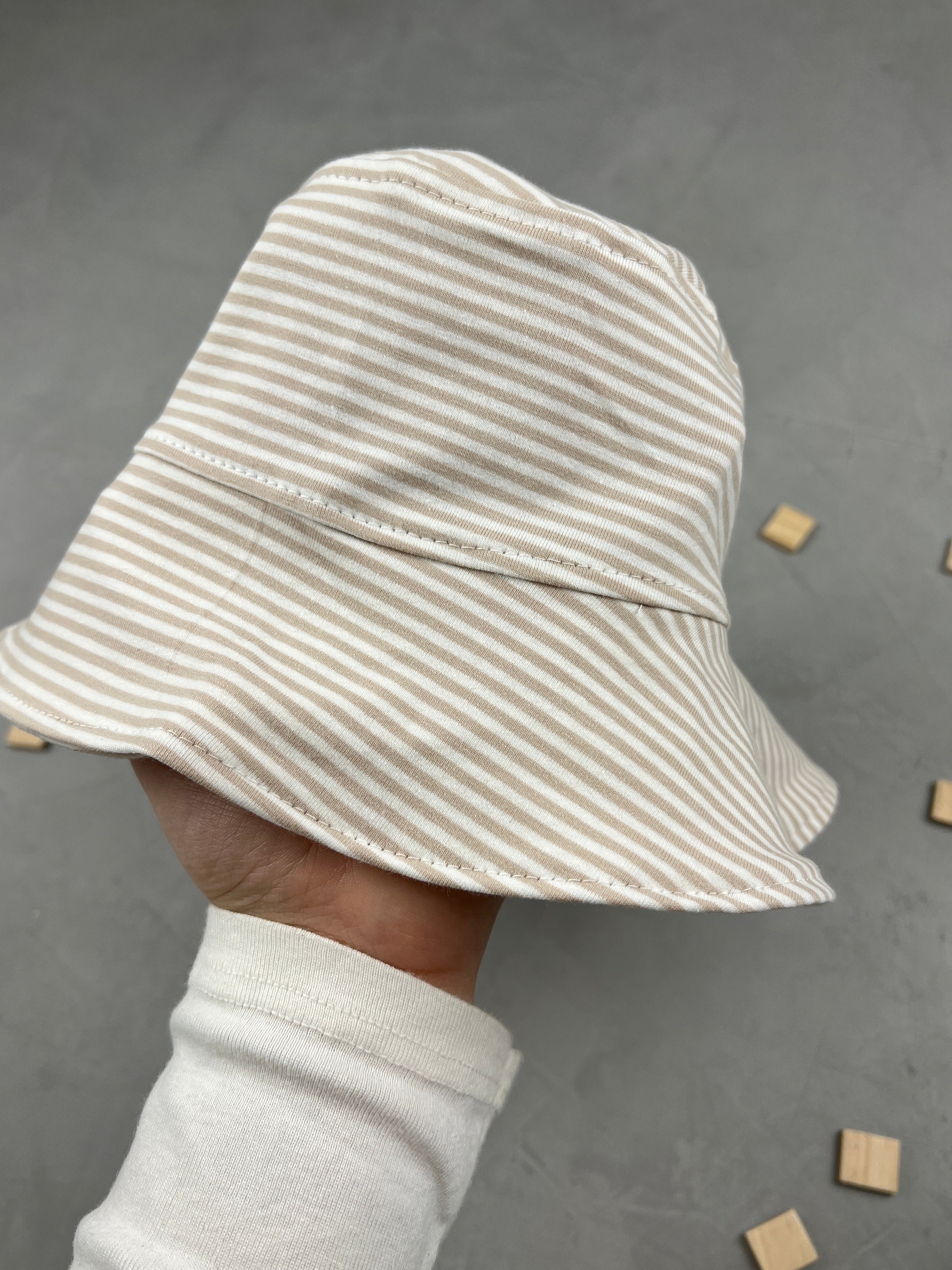 Bucket Hat - Stripes/Creme