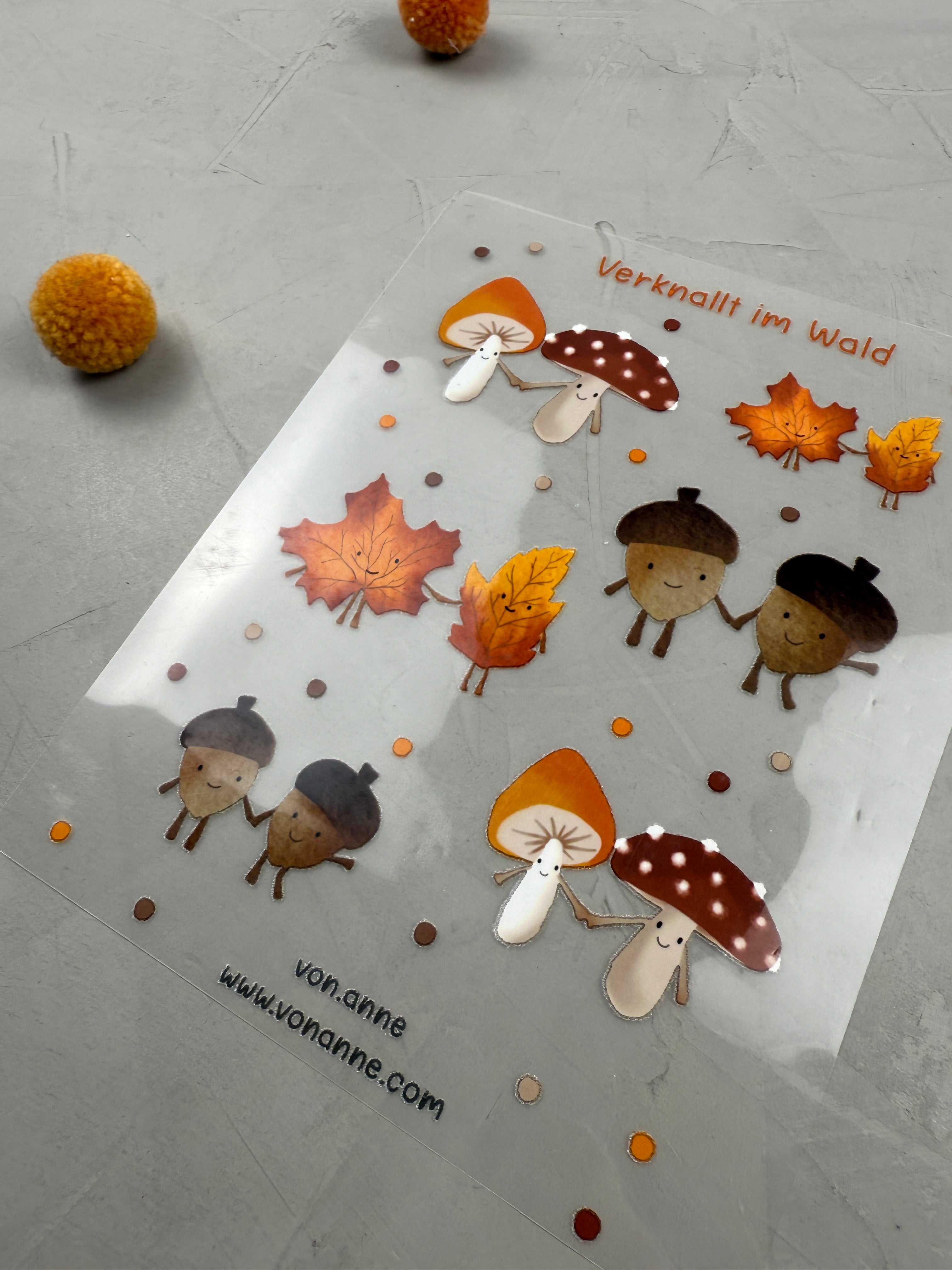 Bügelbildbogen - Verknallt im Wald