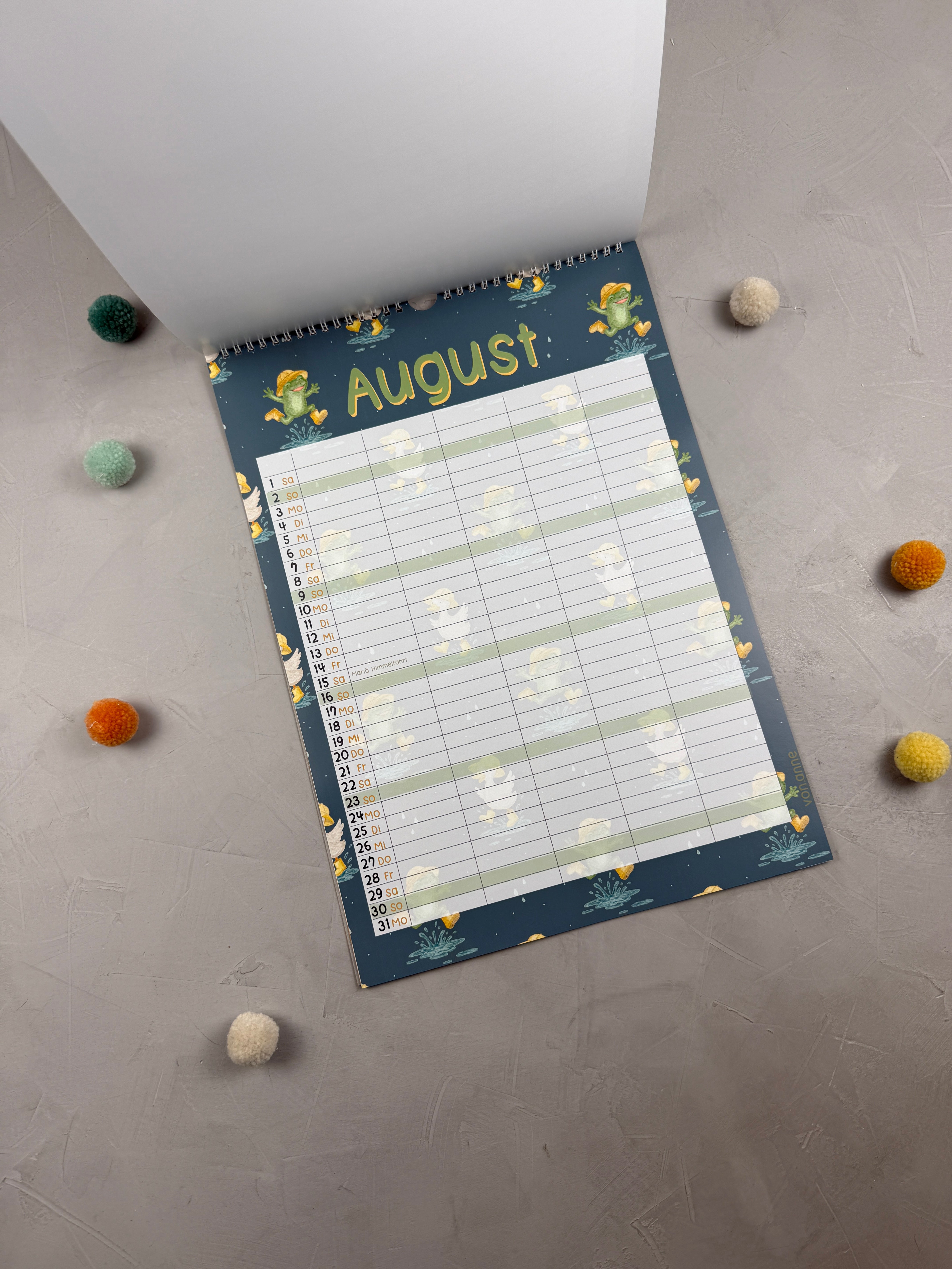 Wandkalender 2026 - bitte Beschreibung lesen