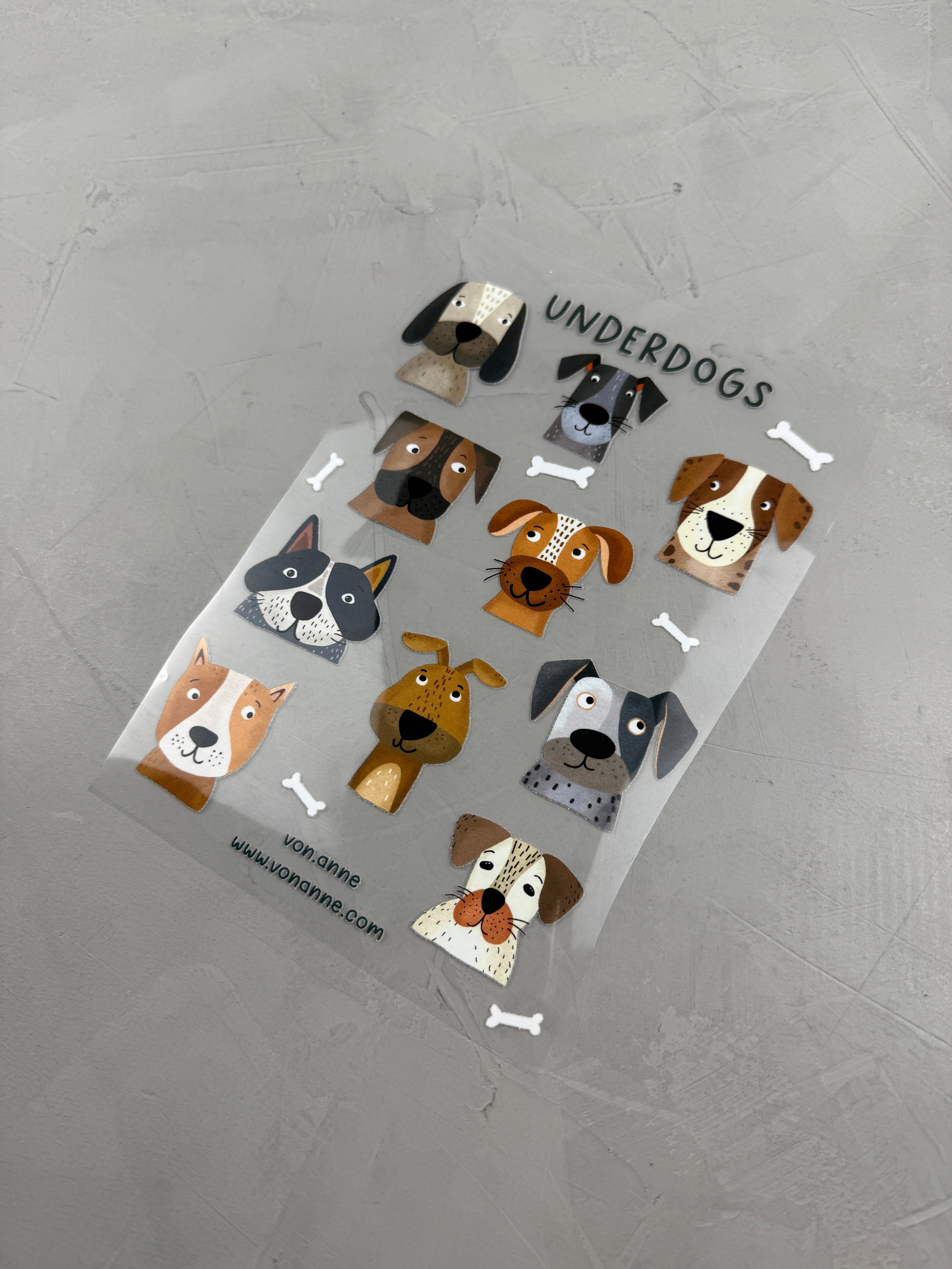 Bügelbildbogen - Underdogs