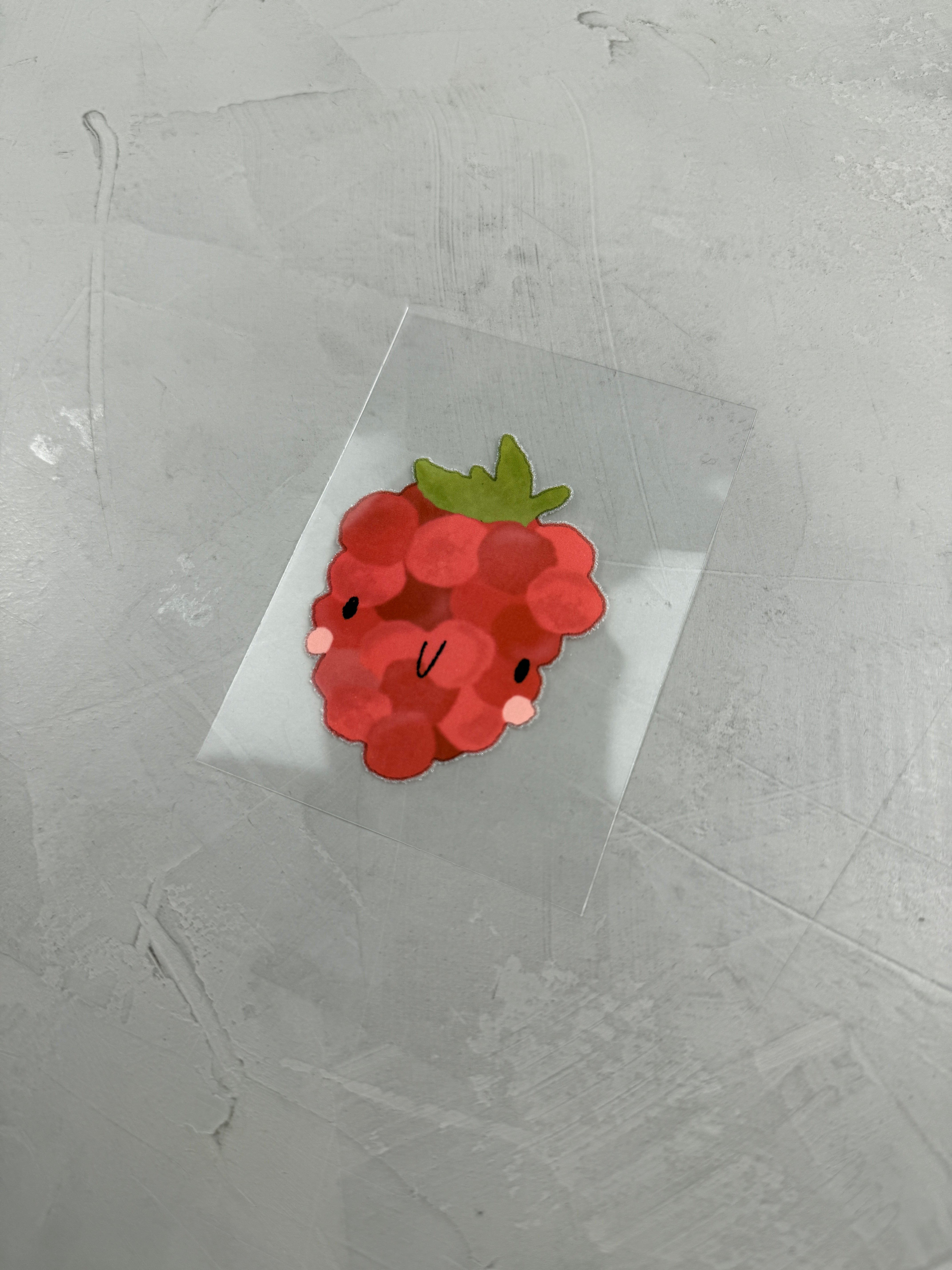 kleines Bügelbild - Him und weg