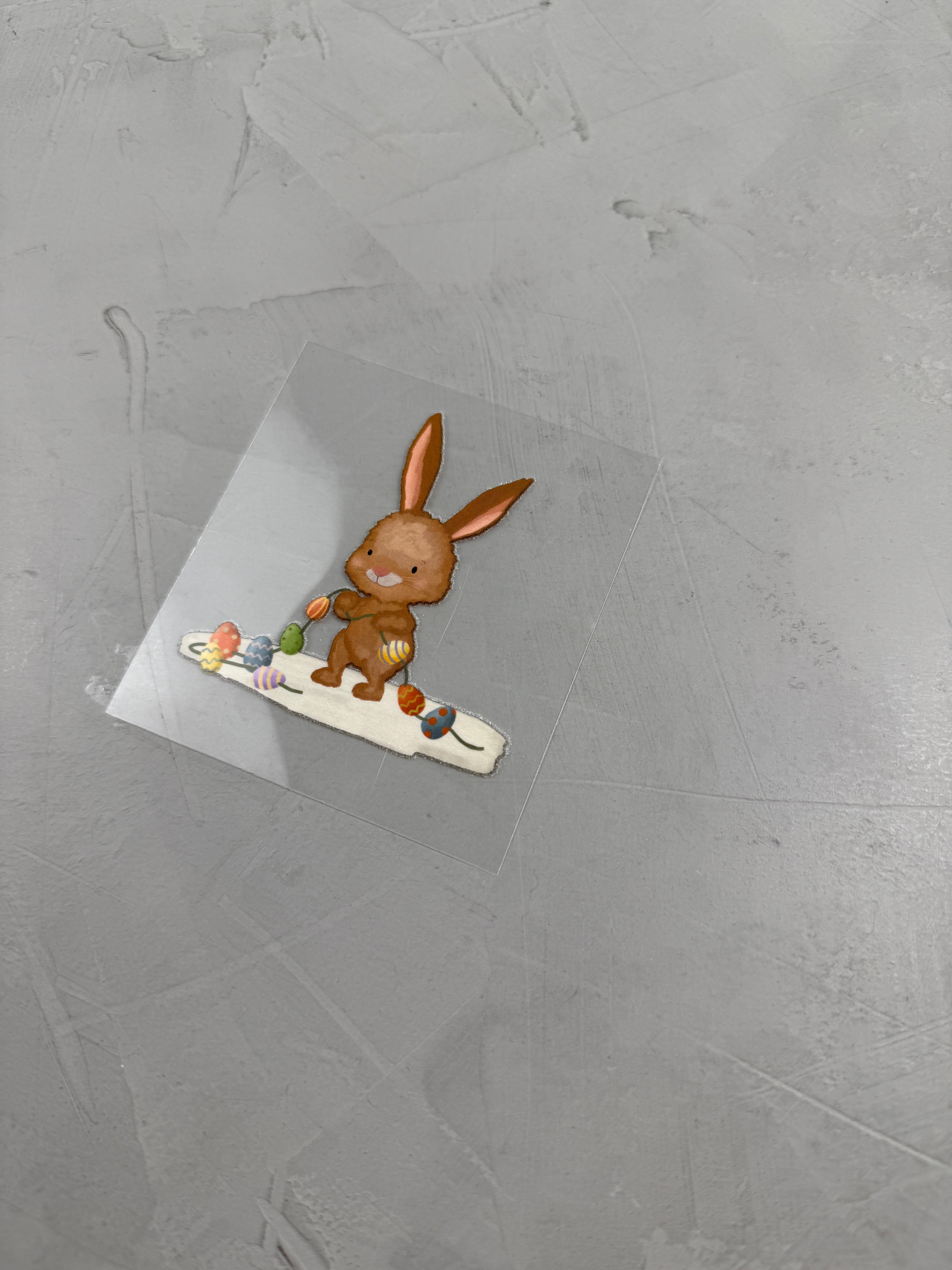 kleines Bügelbild - wie am Schnürchen