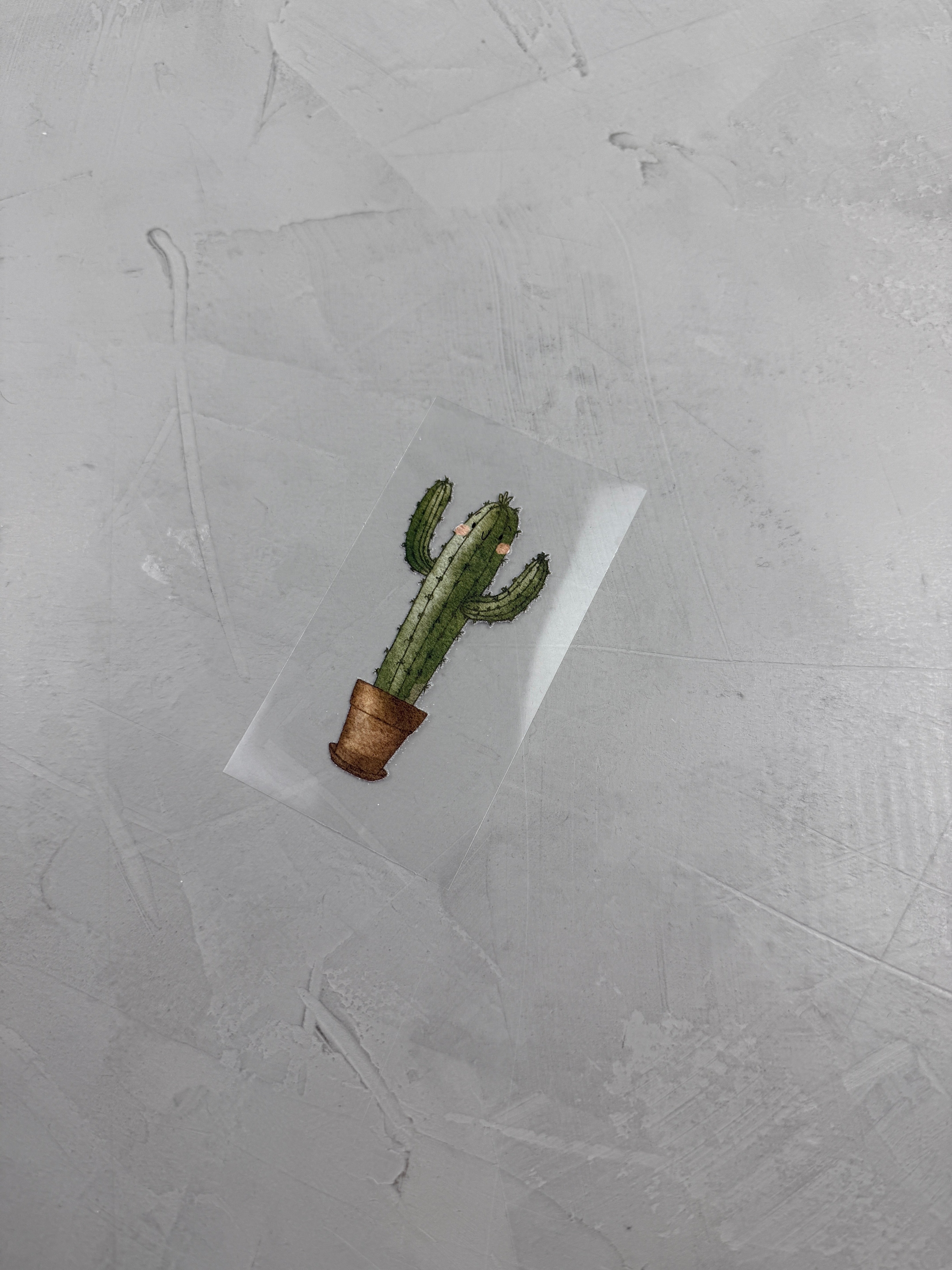 kleines Bügelbild - kleiner Kaktus