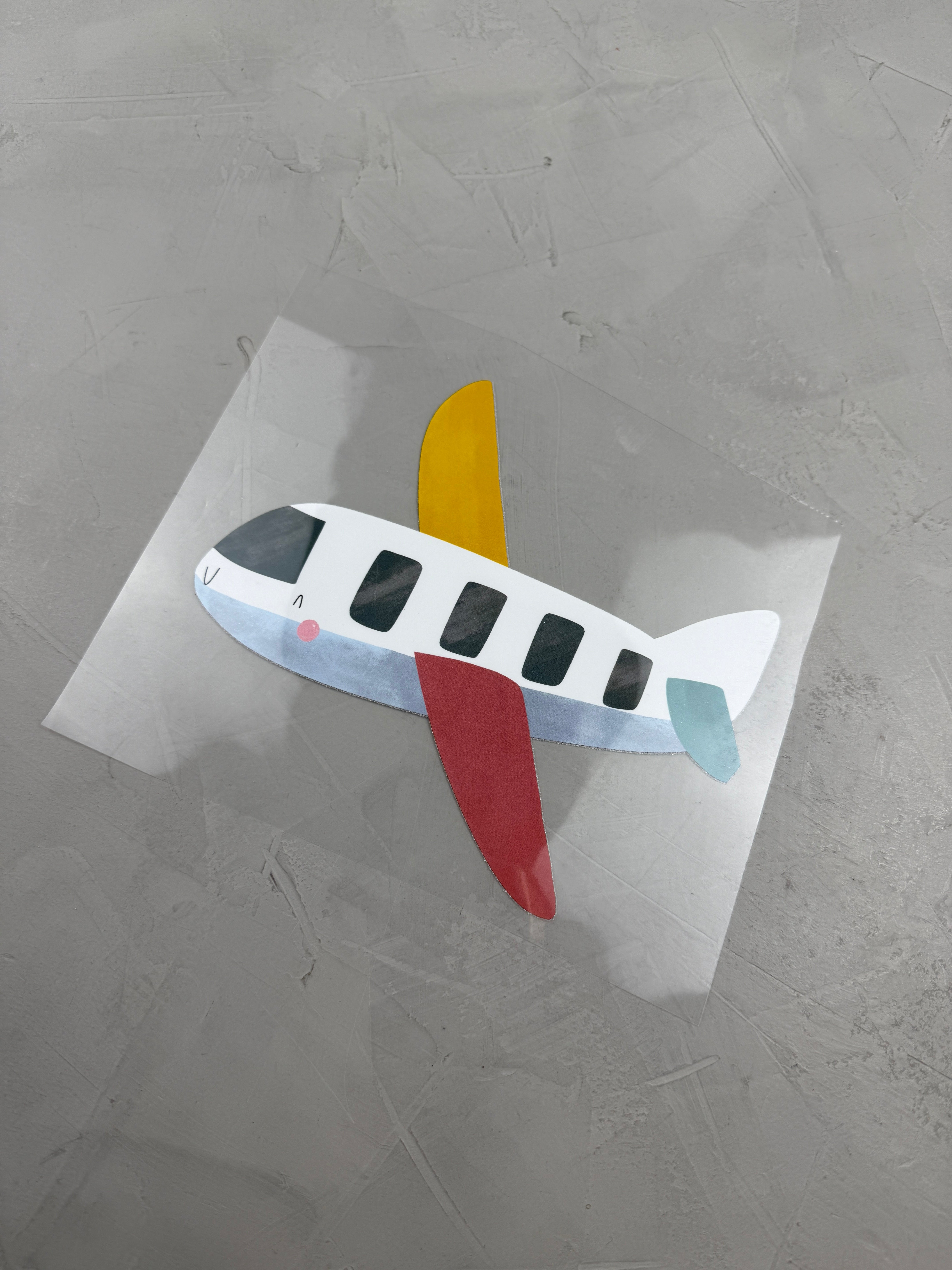 großes Bügelbild - Flugmodus