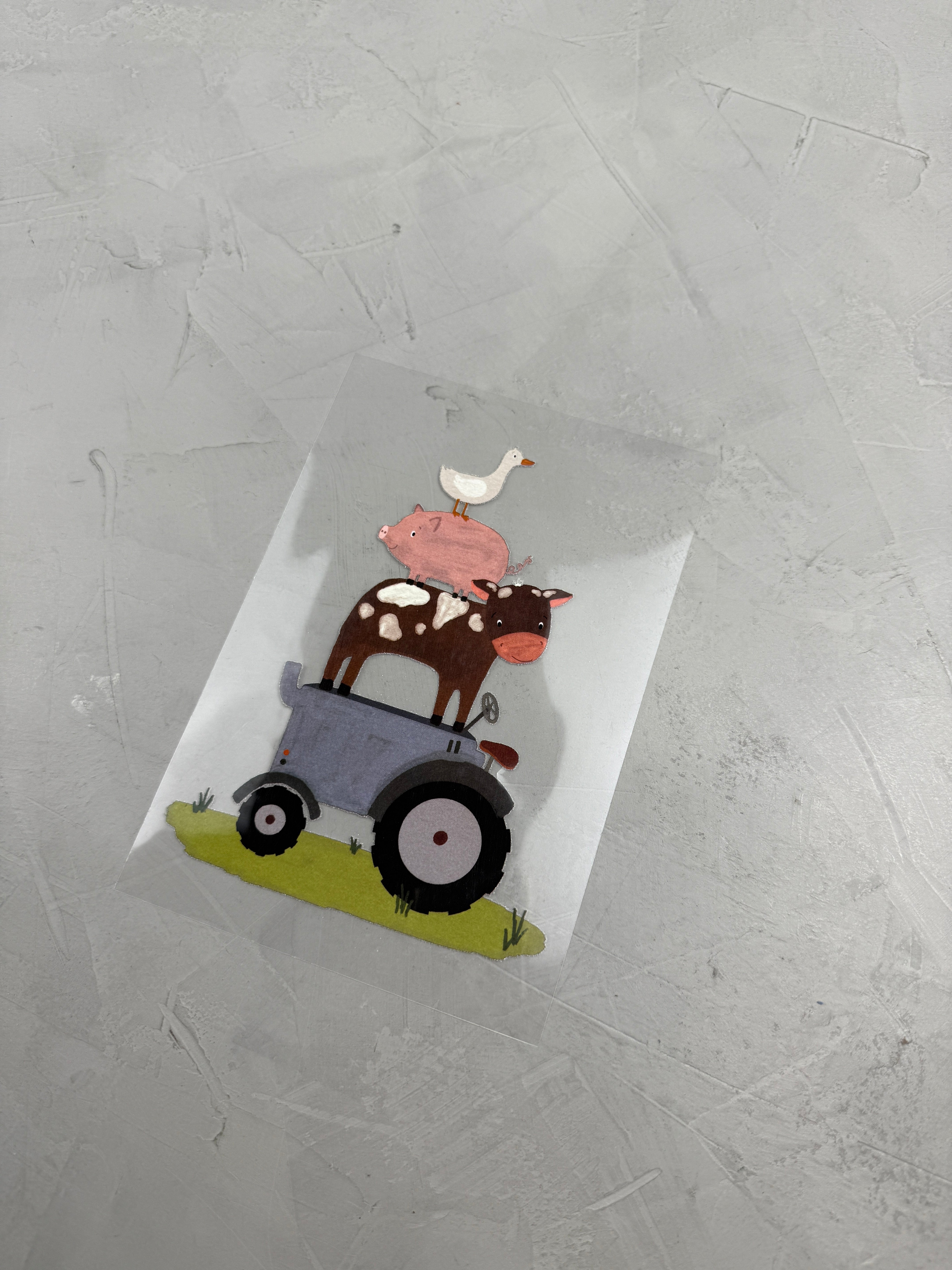 großes Bügelbild - Muhsikanten