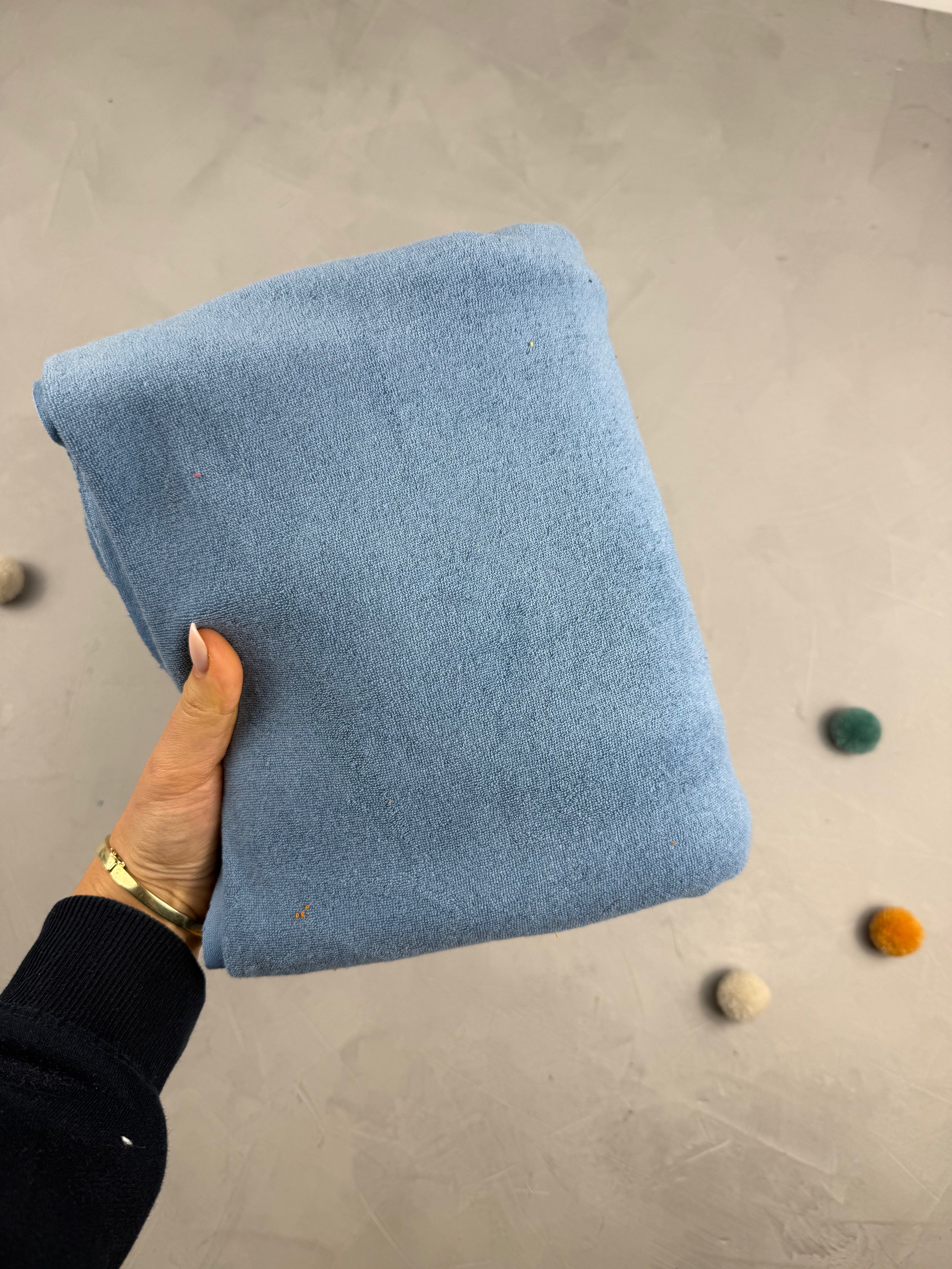 einfarbiger Stretch Frottee