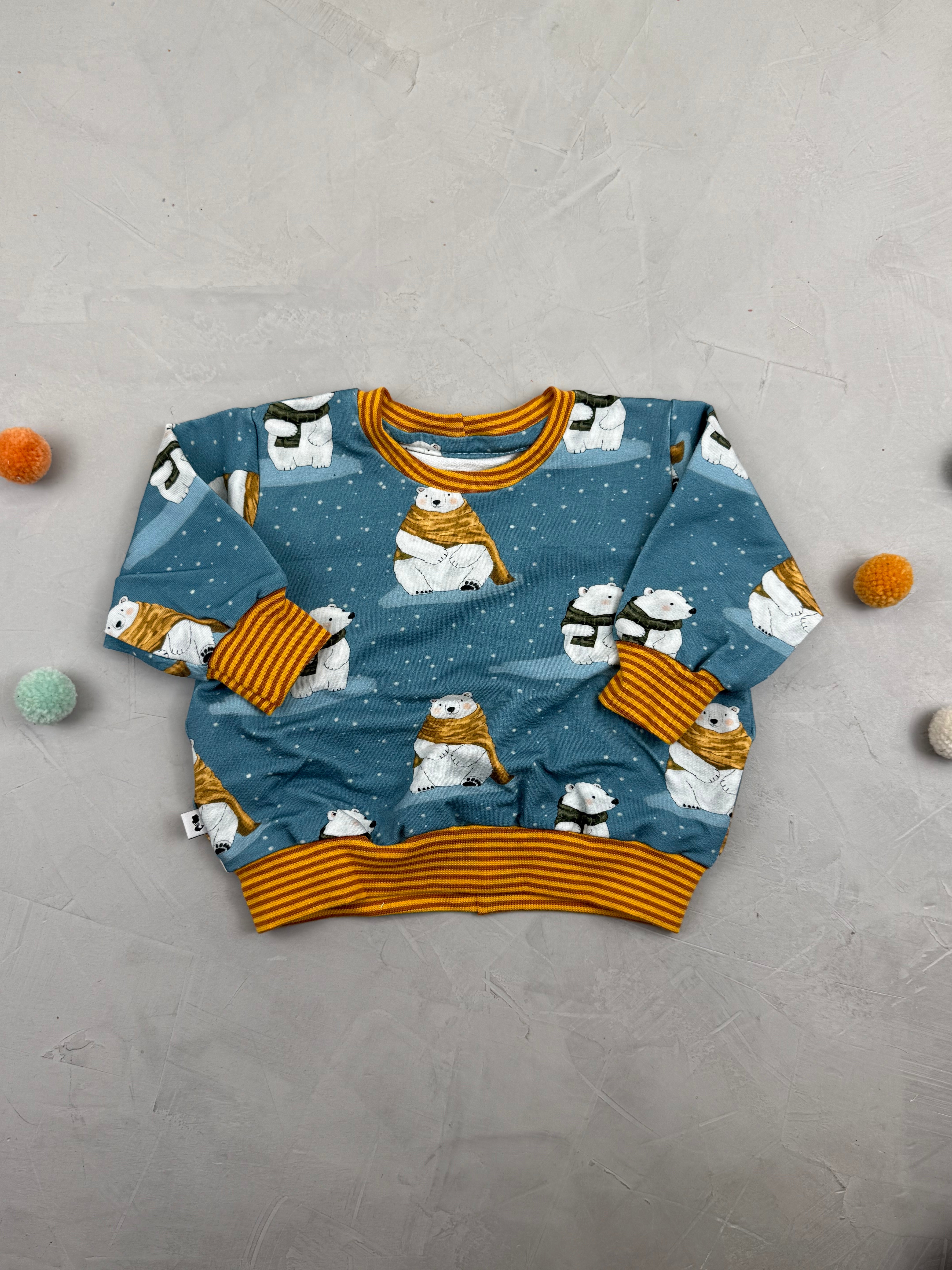 Oversize Sweatshirt - Eisbären (3-6 M)