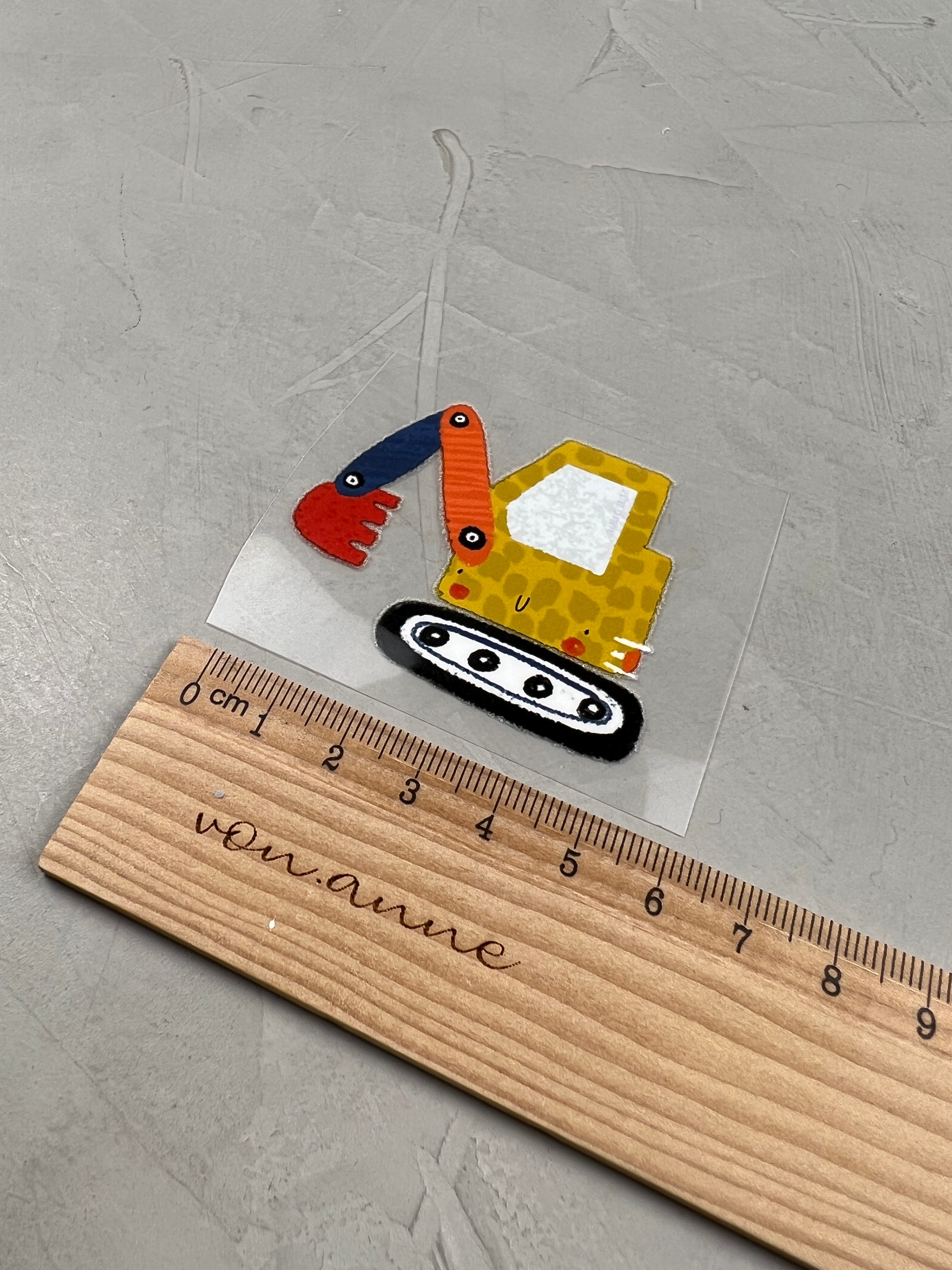 kleines Bügelbild - Angebaggert