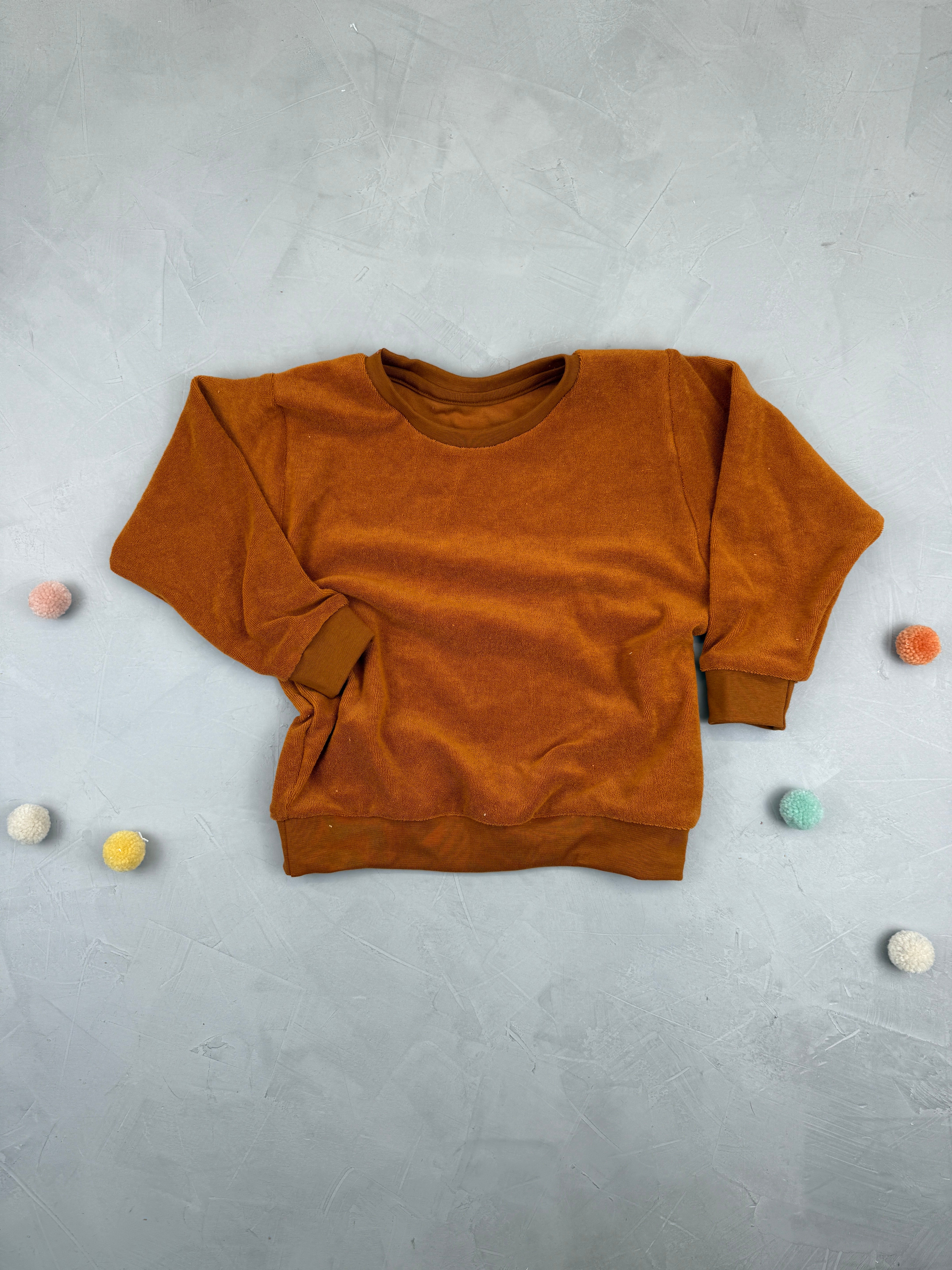 Oversize Sweater - Stretch Frottee/Tiger (2-3 J)