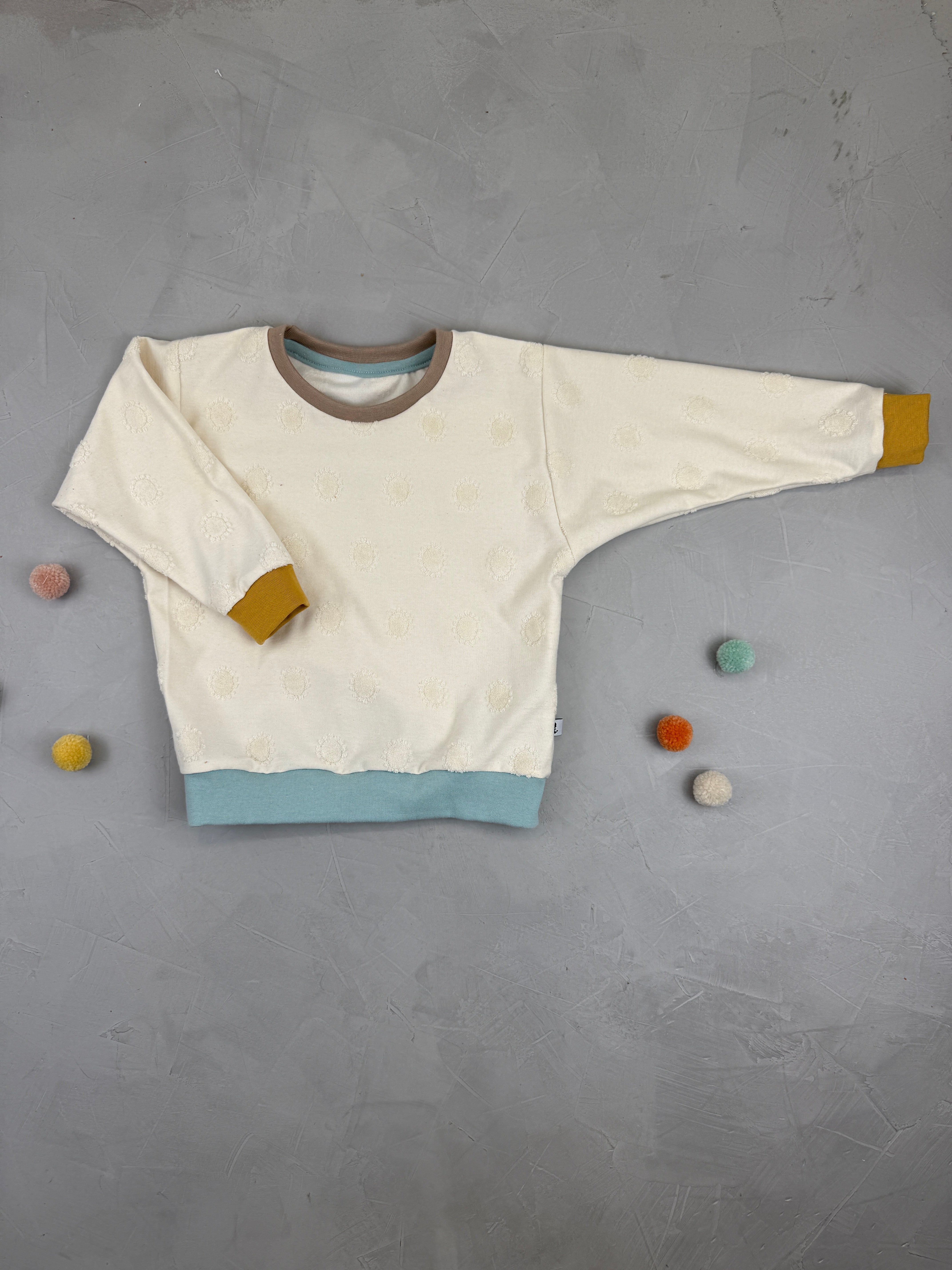 Oversize Sweater - Color Block/Sonnen (3-4 J)
