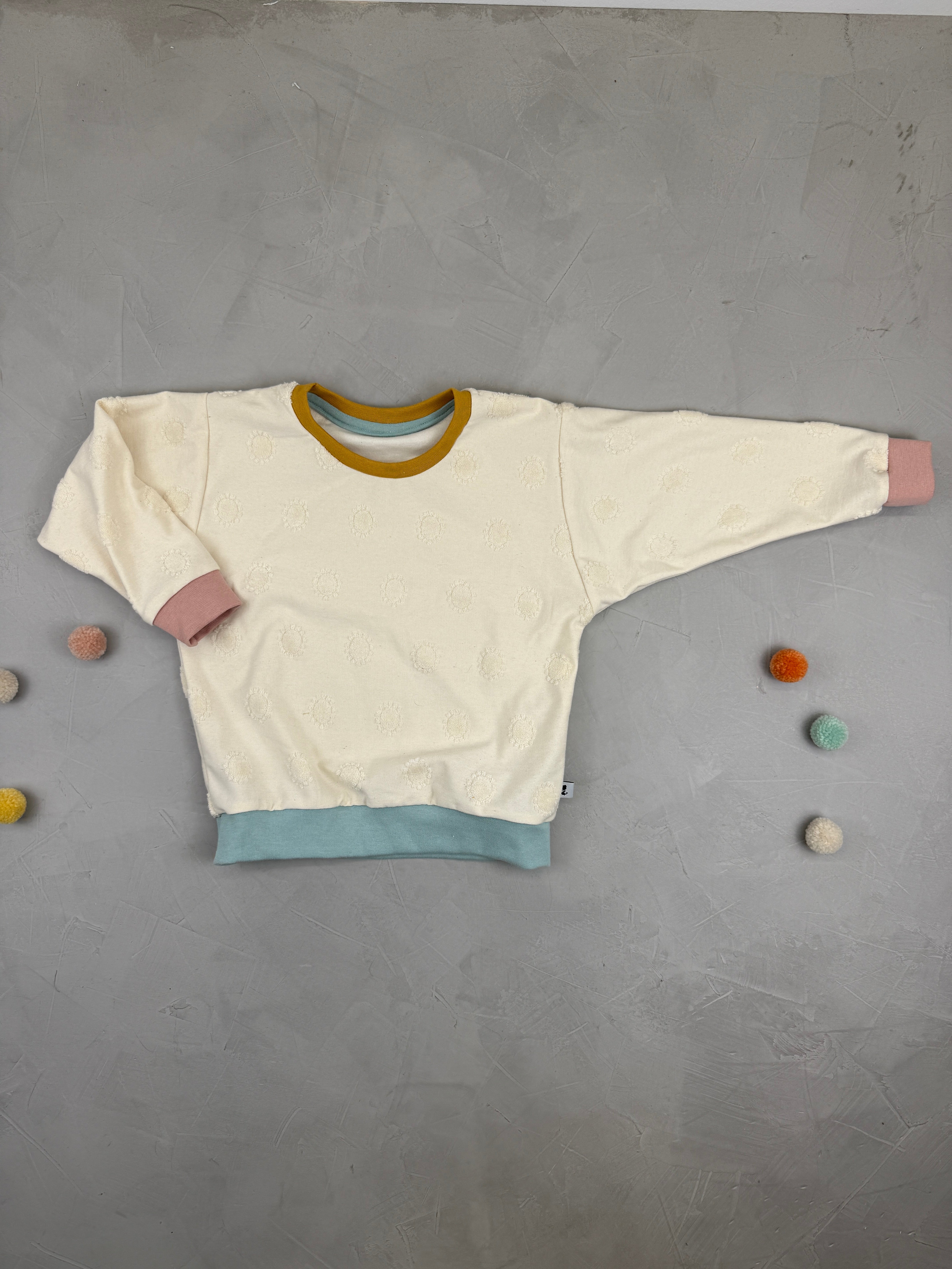 Oversize Sweater - Color Block/Sonnen (3-4 J)