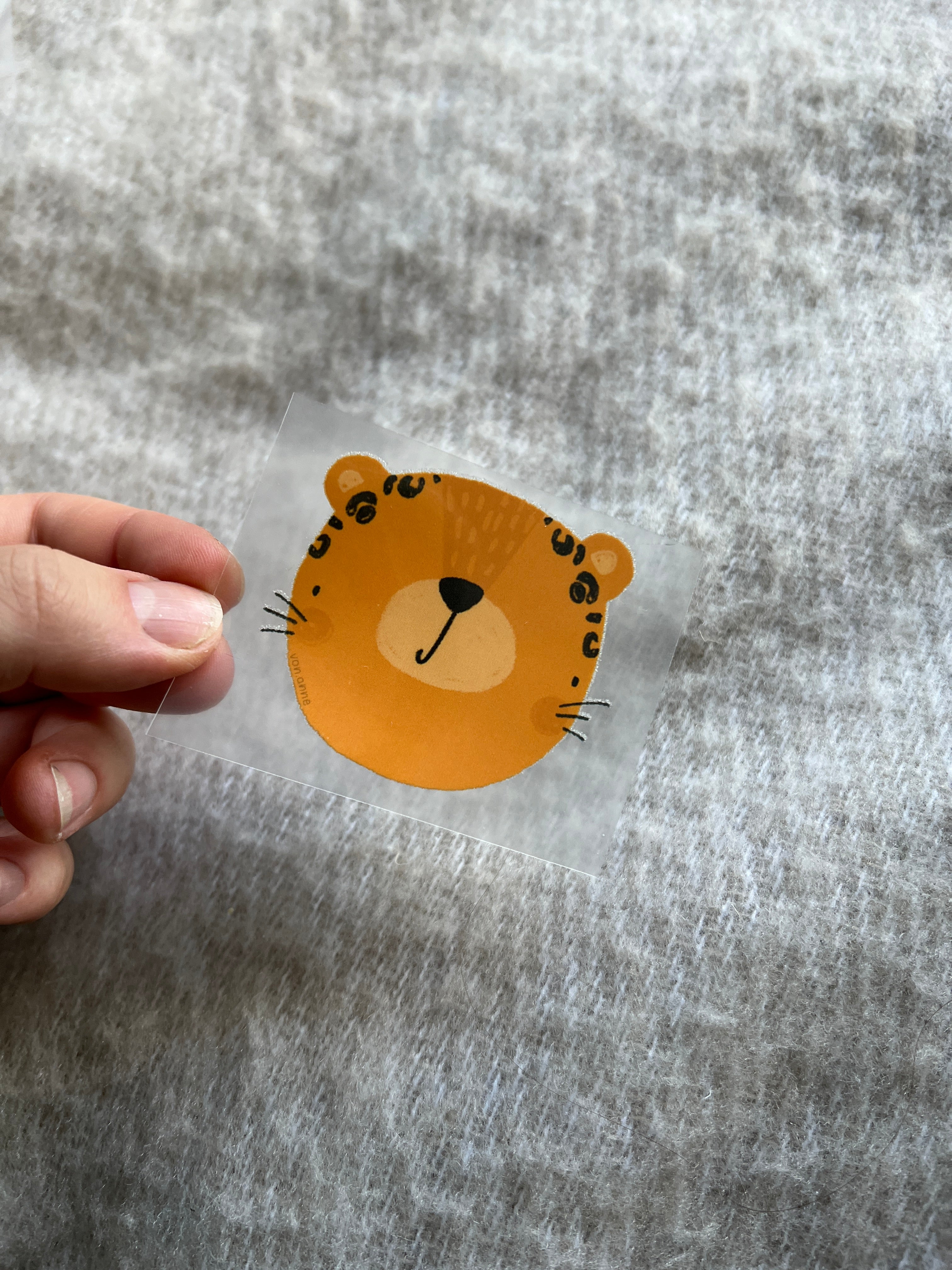 kleines Bügelbild - Jaguar