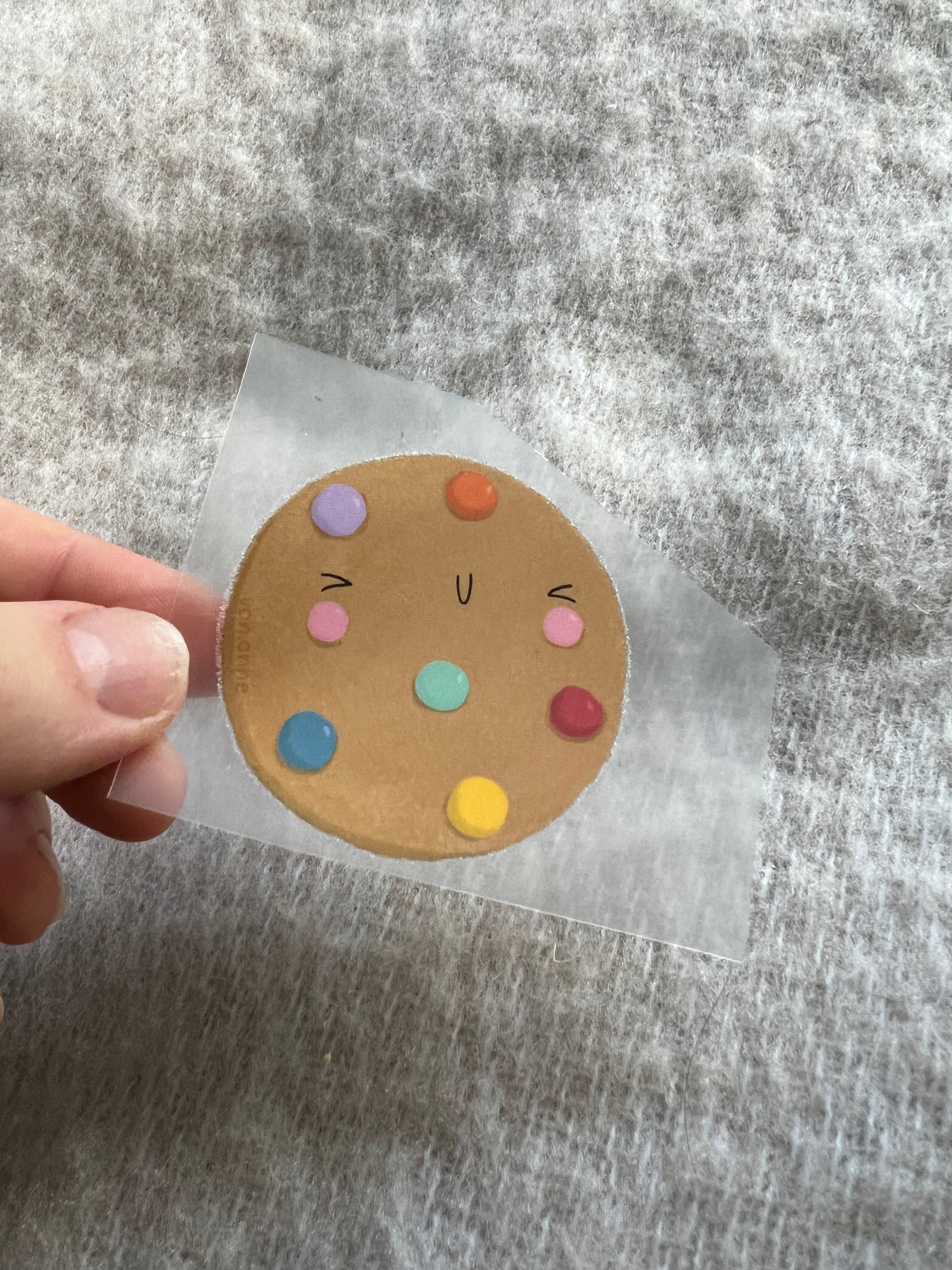 kleines Bügelbild - Cookie