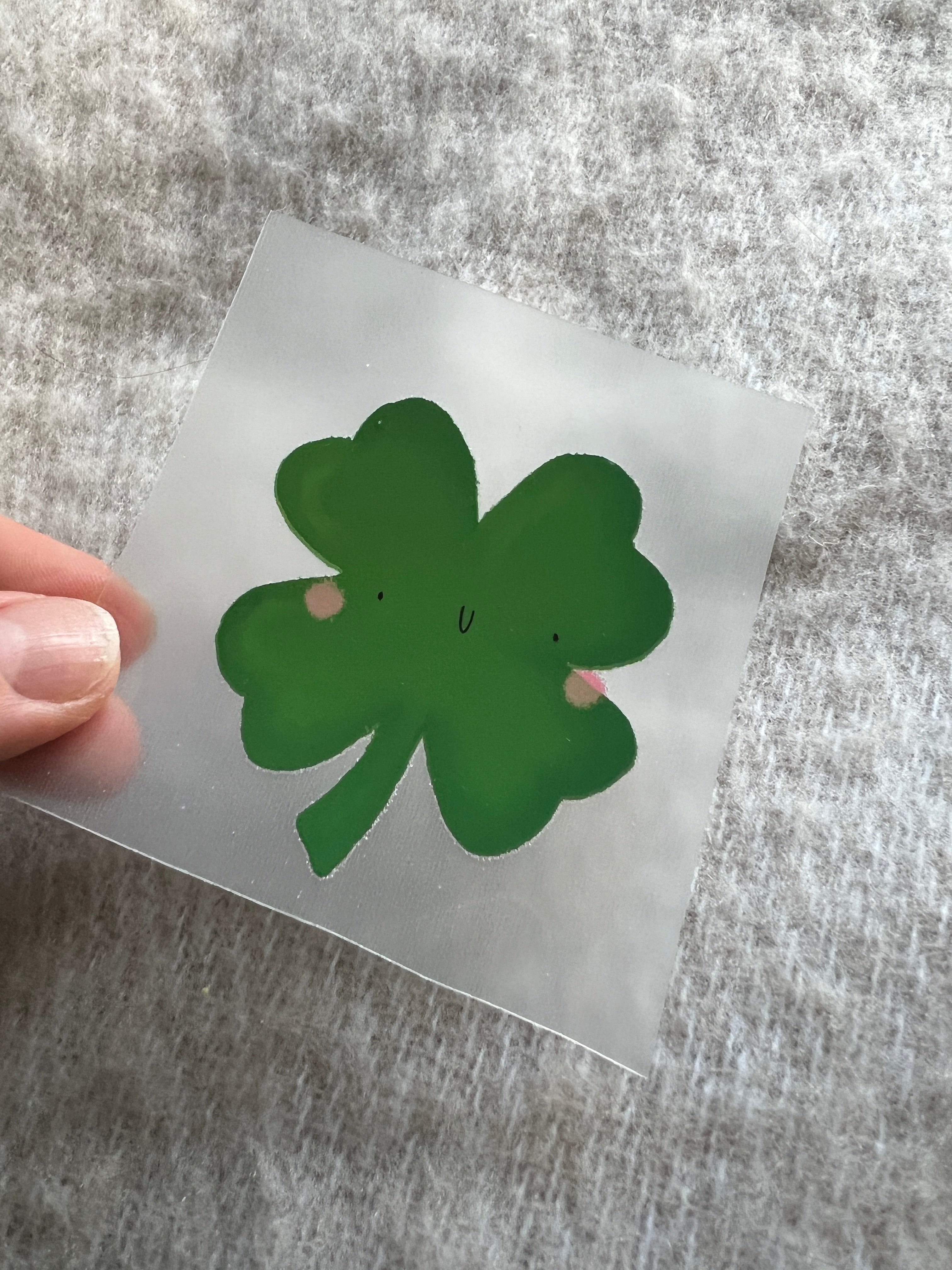 kleines Bügelbild - Du bist mein Glück