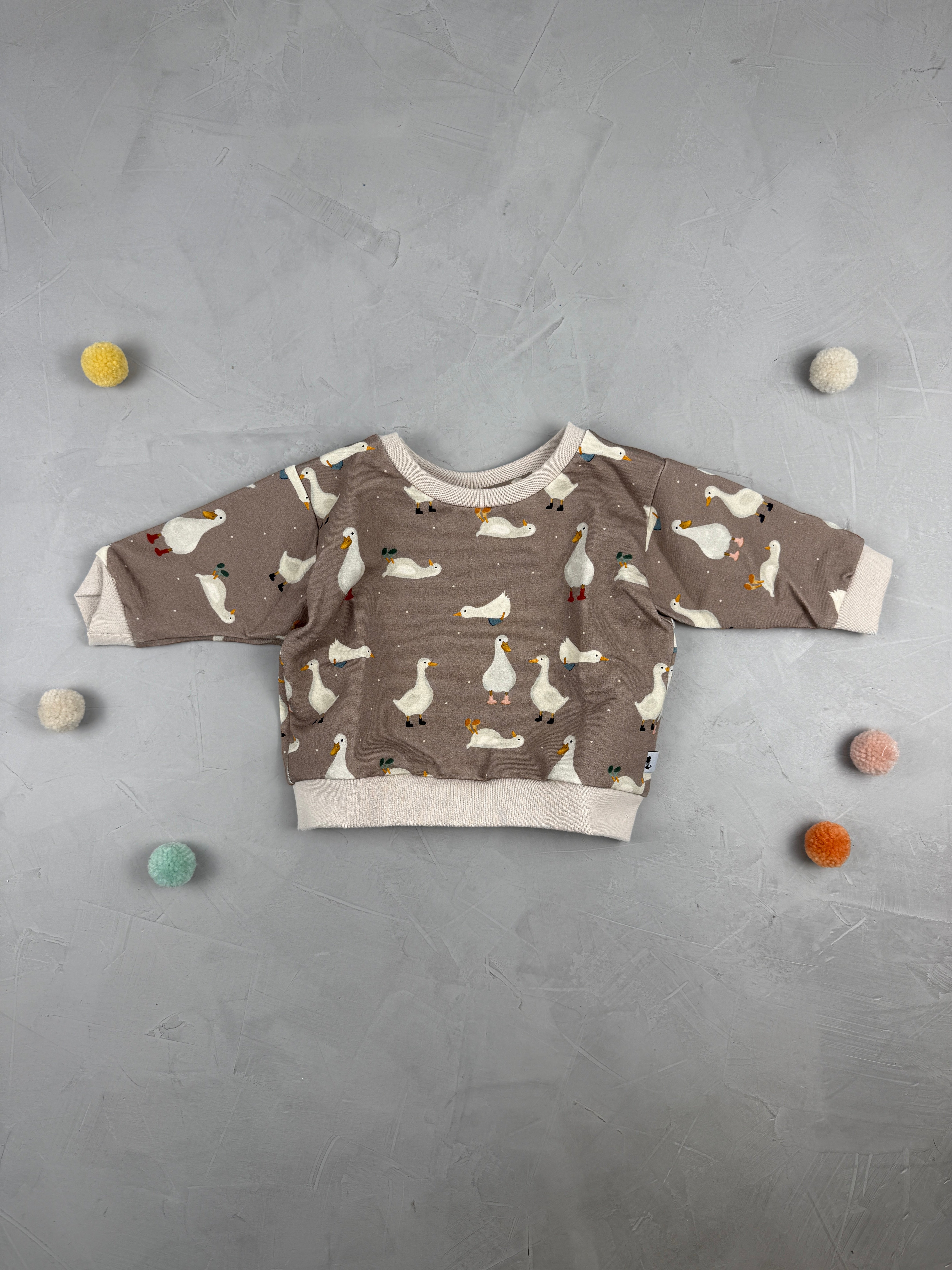 Oversize Sweater - Gans oder gar nicht (3-6 M)
