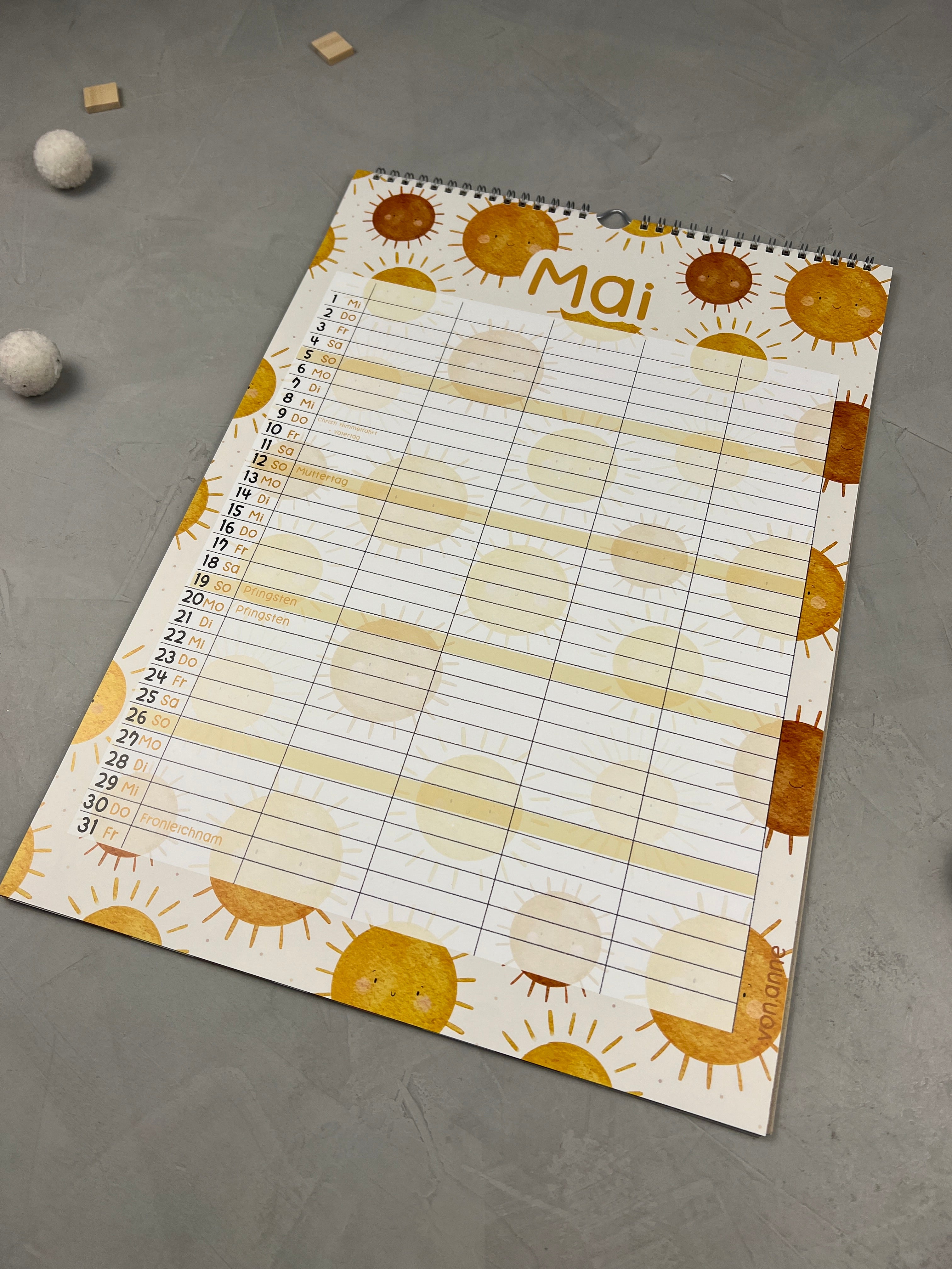 Wandkalender 2024