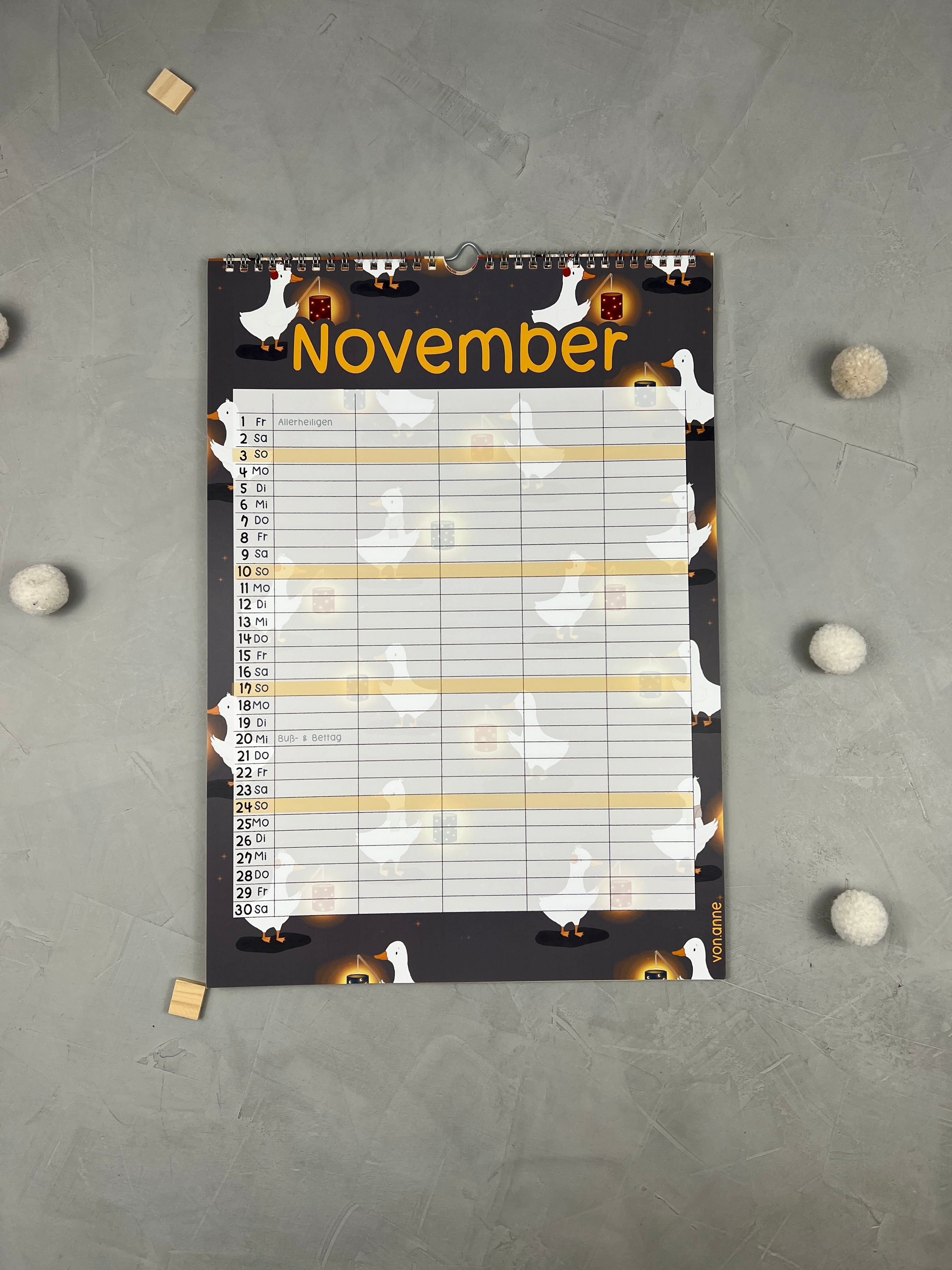 Wandkalender 2024