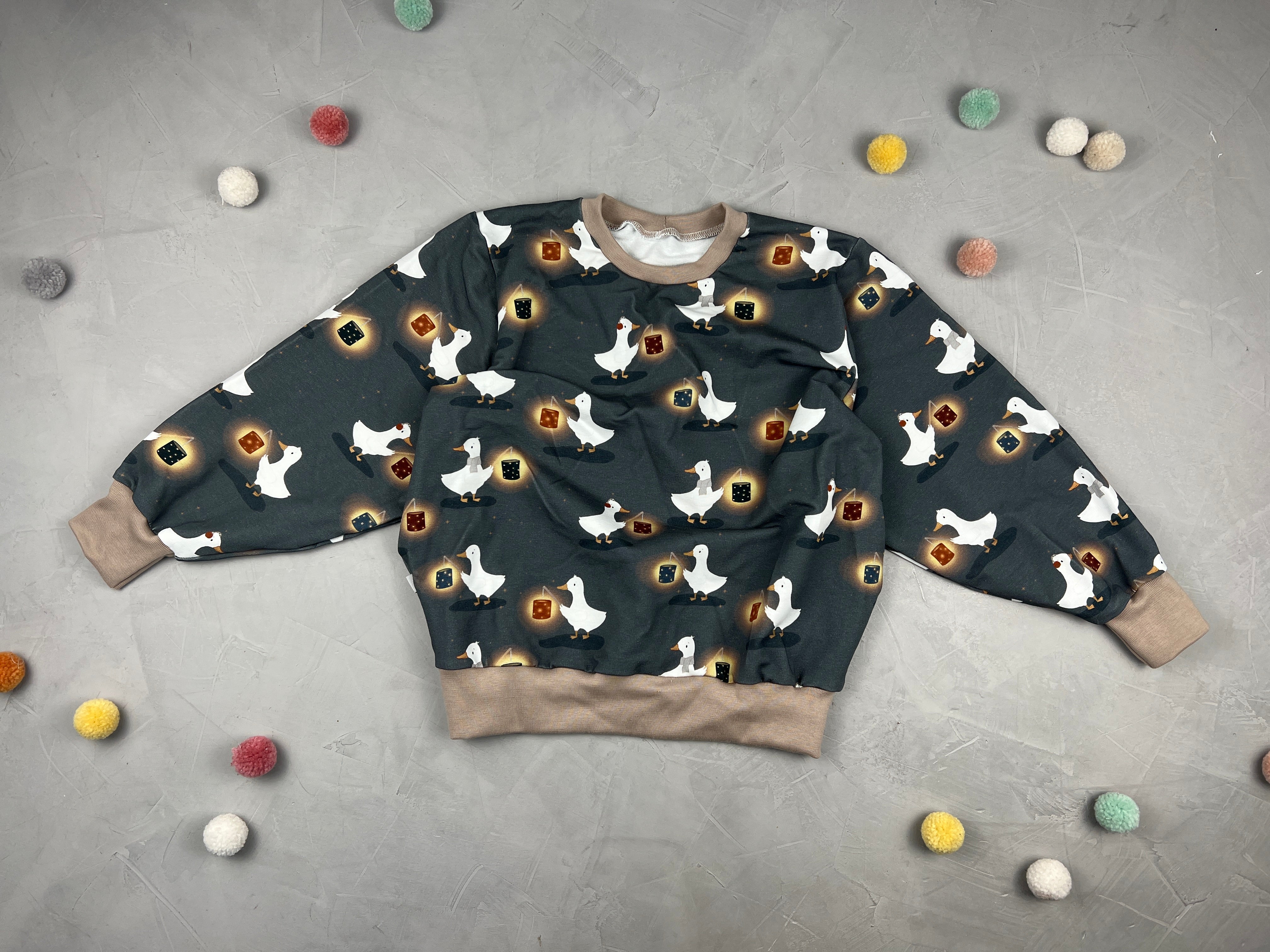 Vintage Sweater - Gänse (5-6 J)