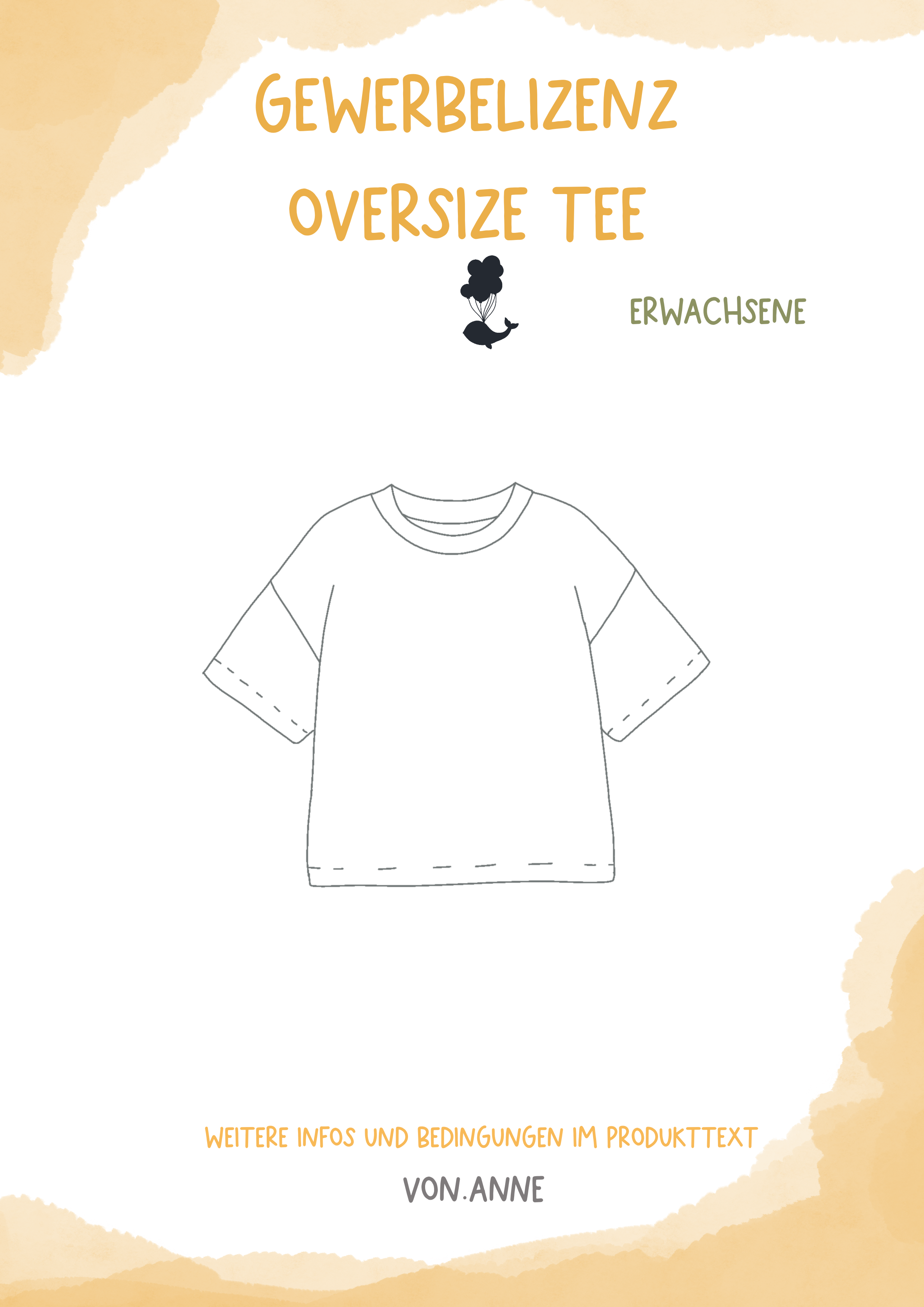 Gewerbelizenz - Oversize Tee/Erwachsene