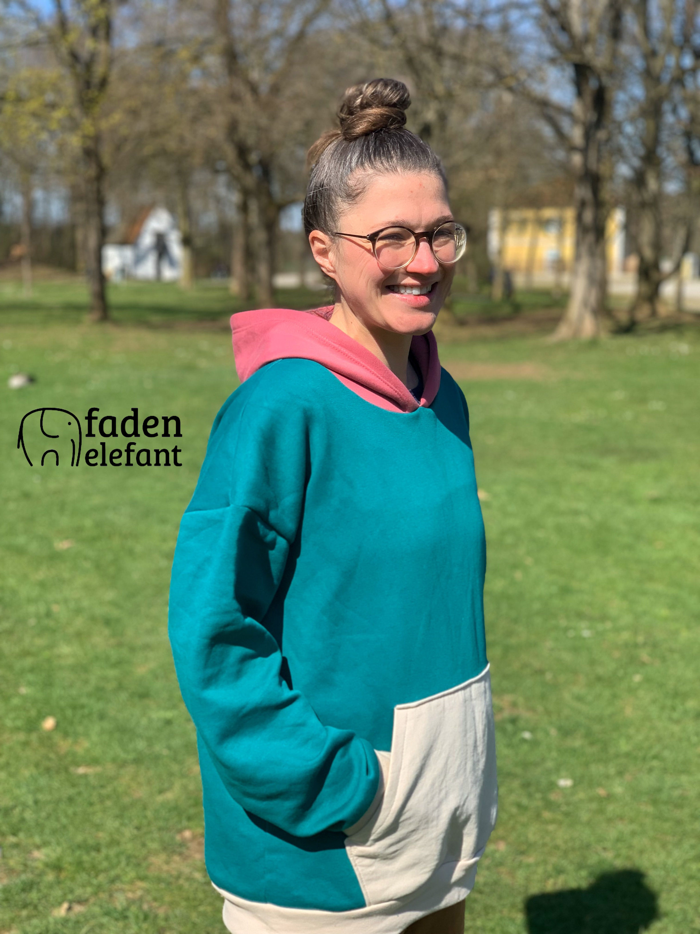 digitales Schnittmuster - Oversize Hoodie/Erwachsene