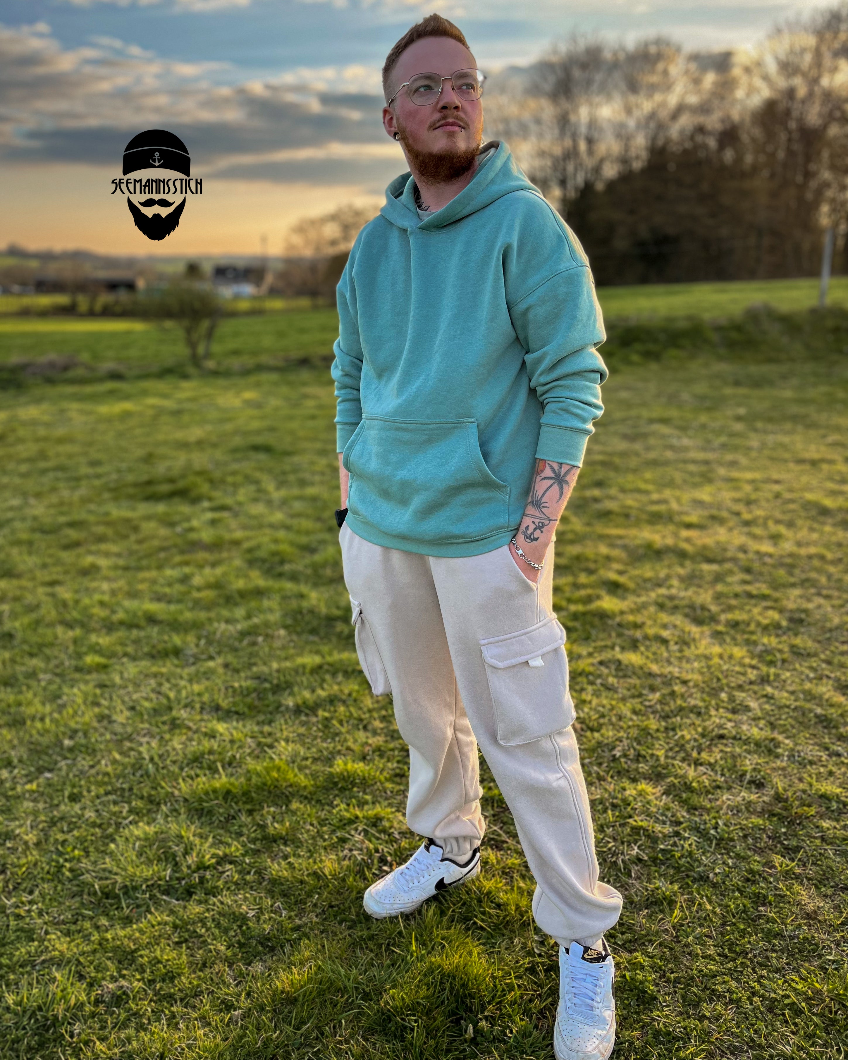 digitales Schnittmuster - Oversize Hoodie/Erwachsene