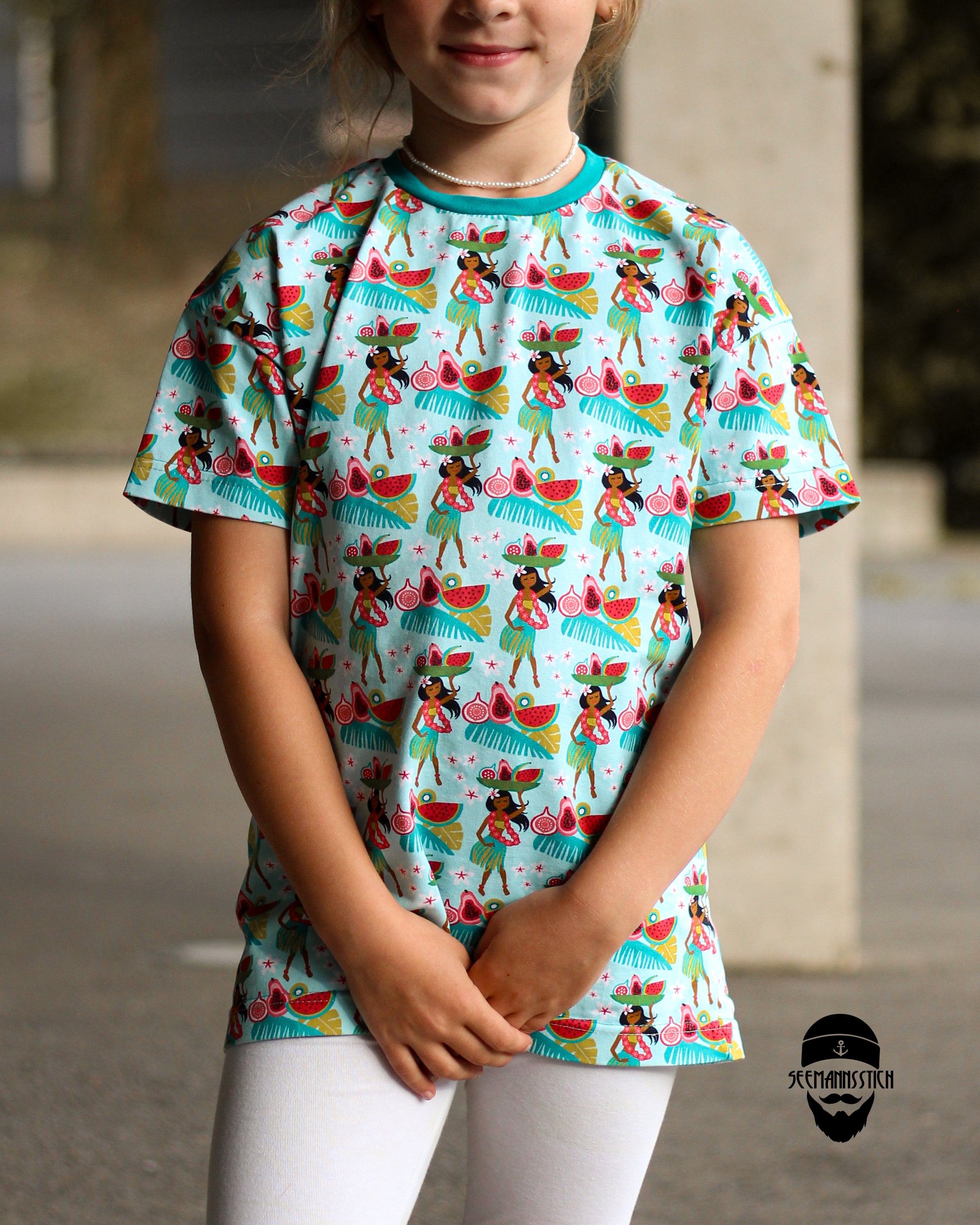 digitales Schnittmuster - Oversize Tee/Kinder