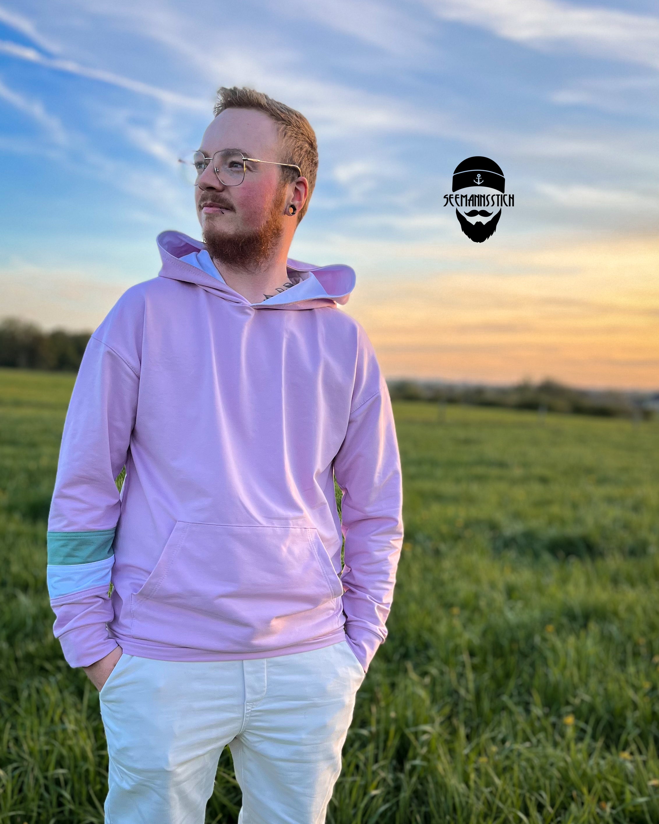 digitales Schnittmuster - Oversize Hoodie/Erwachsene