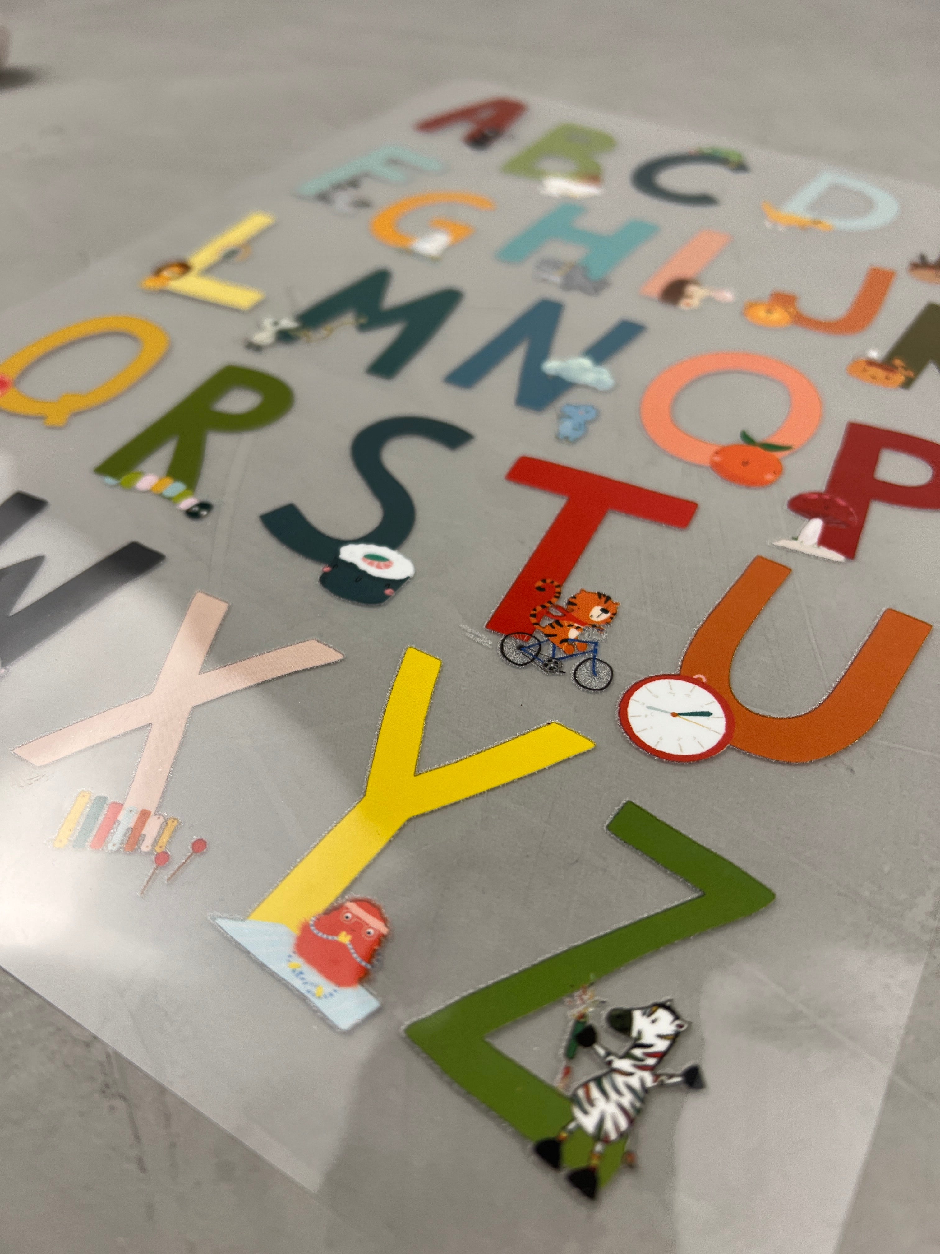 DinA4 Bügelbild "ABC"