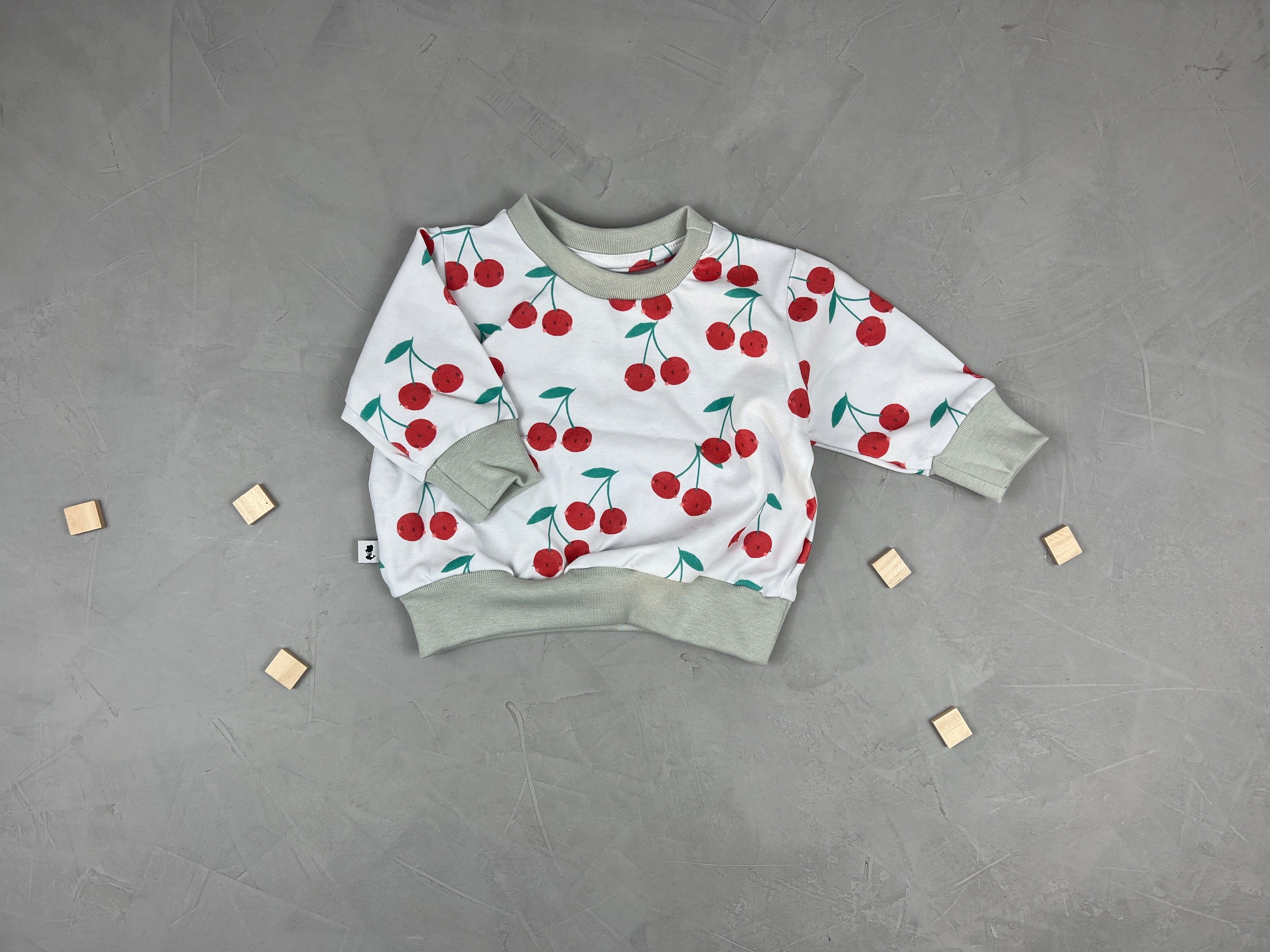 Vintage Sweater - Cherry sweet (0-3 M)