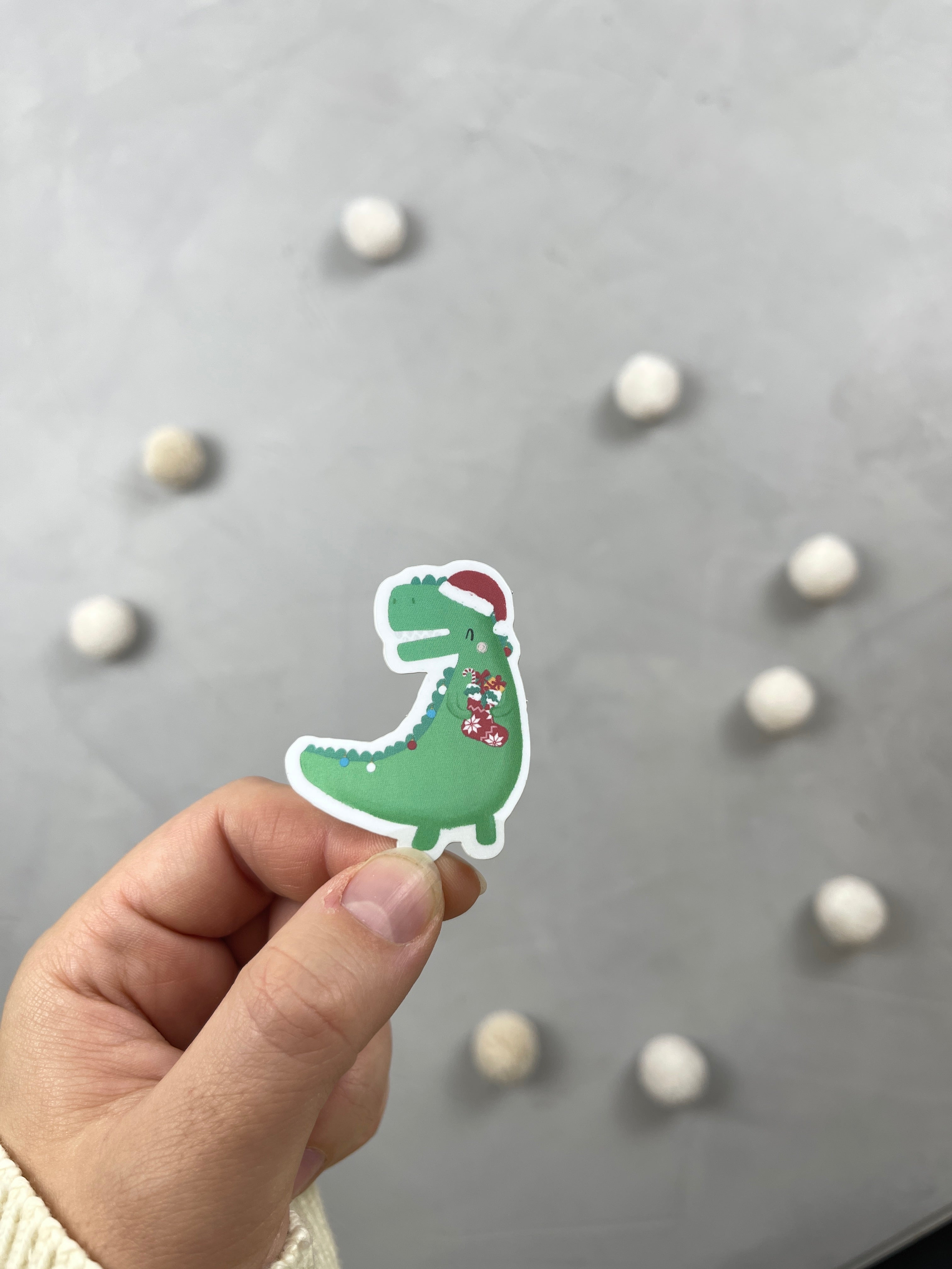XXL Holo-Sticker - Tyrannosanta Rex
