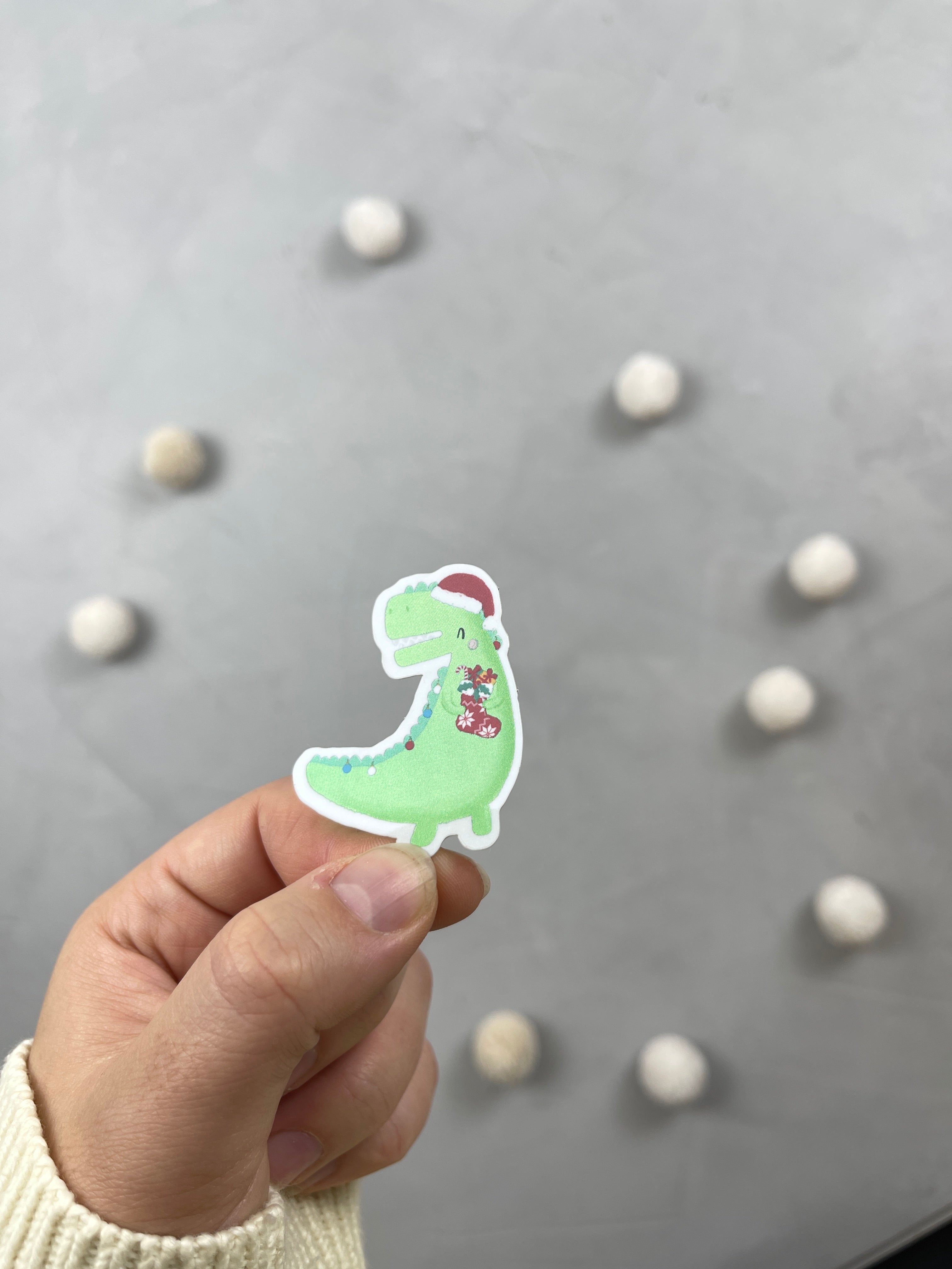 XXL Holo-Sticker - Tyrannosanta Rex