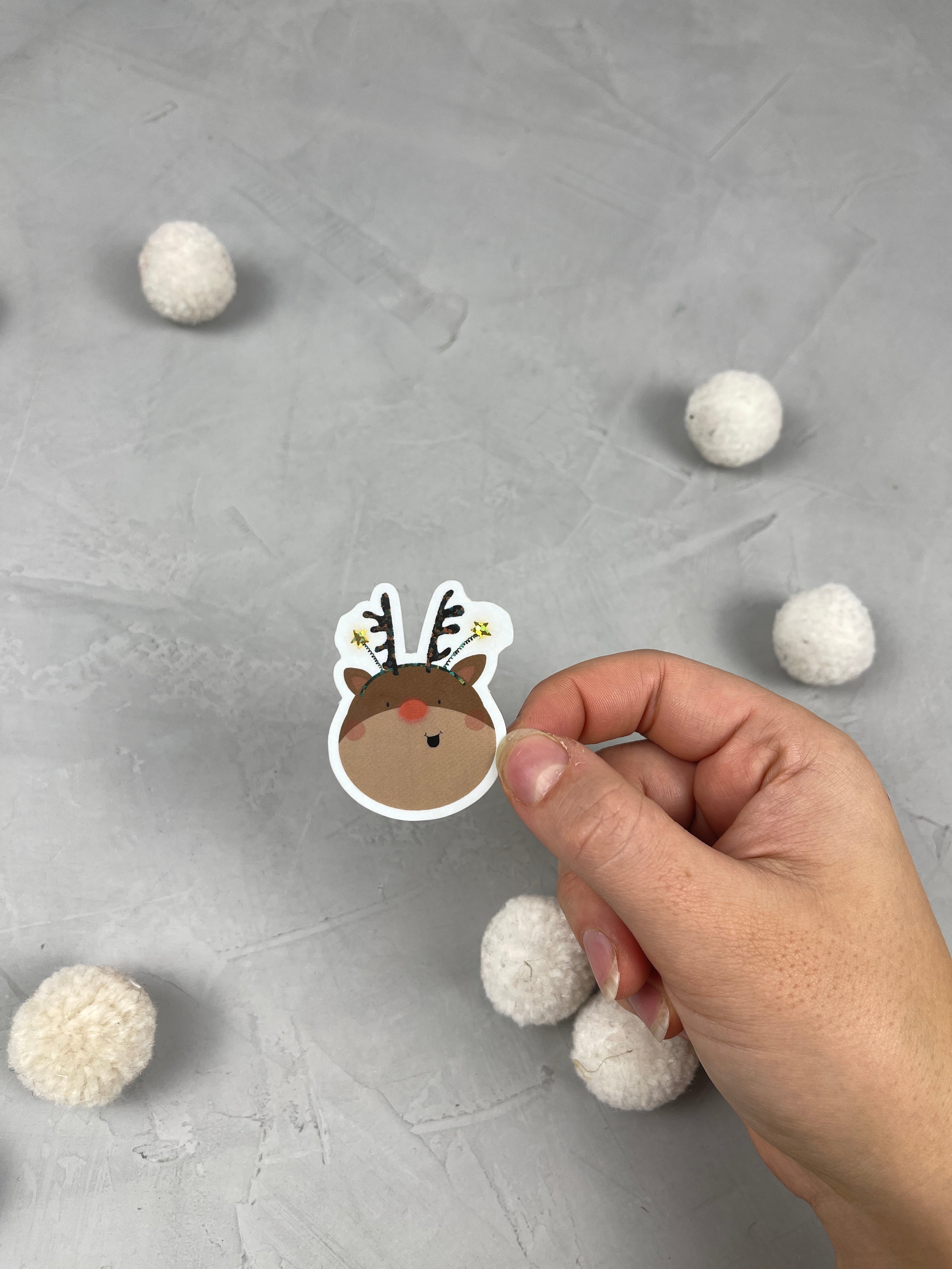 XXL Glitter-Sticker - Es geweihnachtet sehr