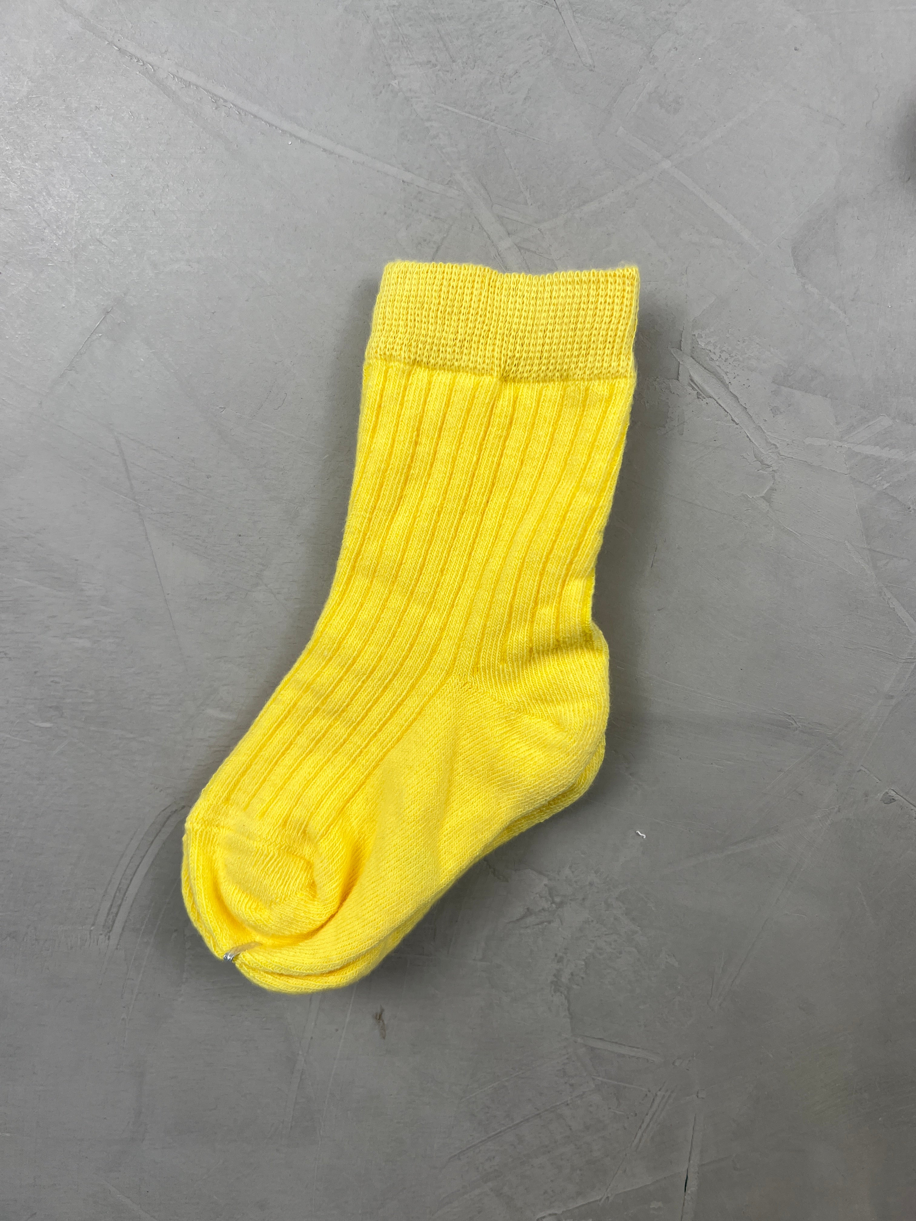 einfarbige Rib-Socken (1-3/3-5 J)