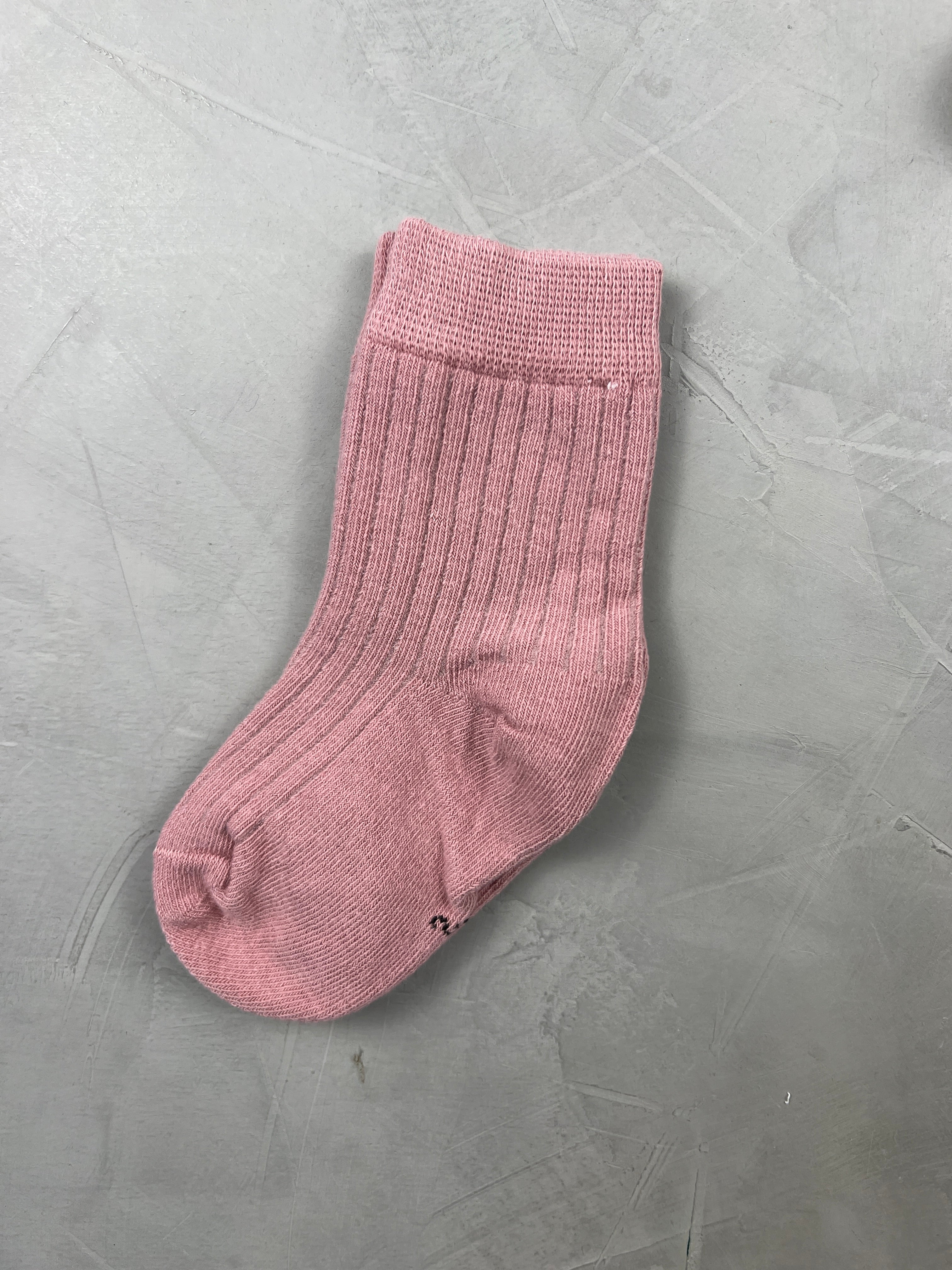 einfarbige Rib-Socken (1-3/3-5 J)