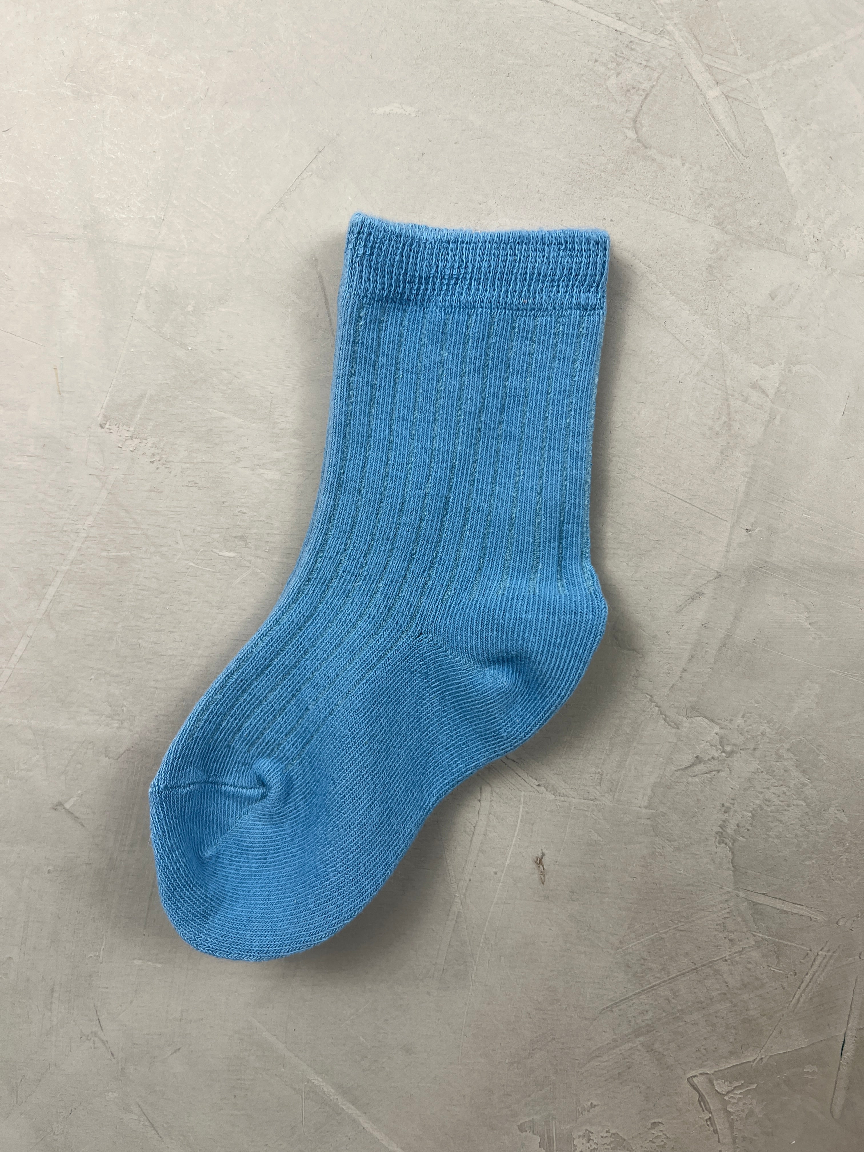 einfarbige Rib-Socken (1-3/3-5 J)