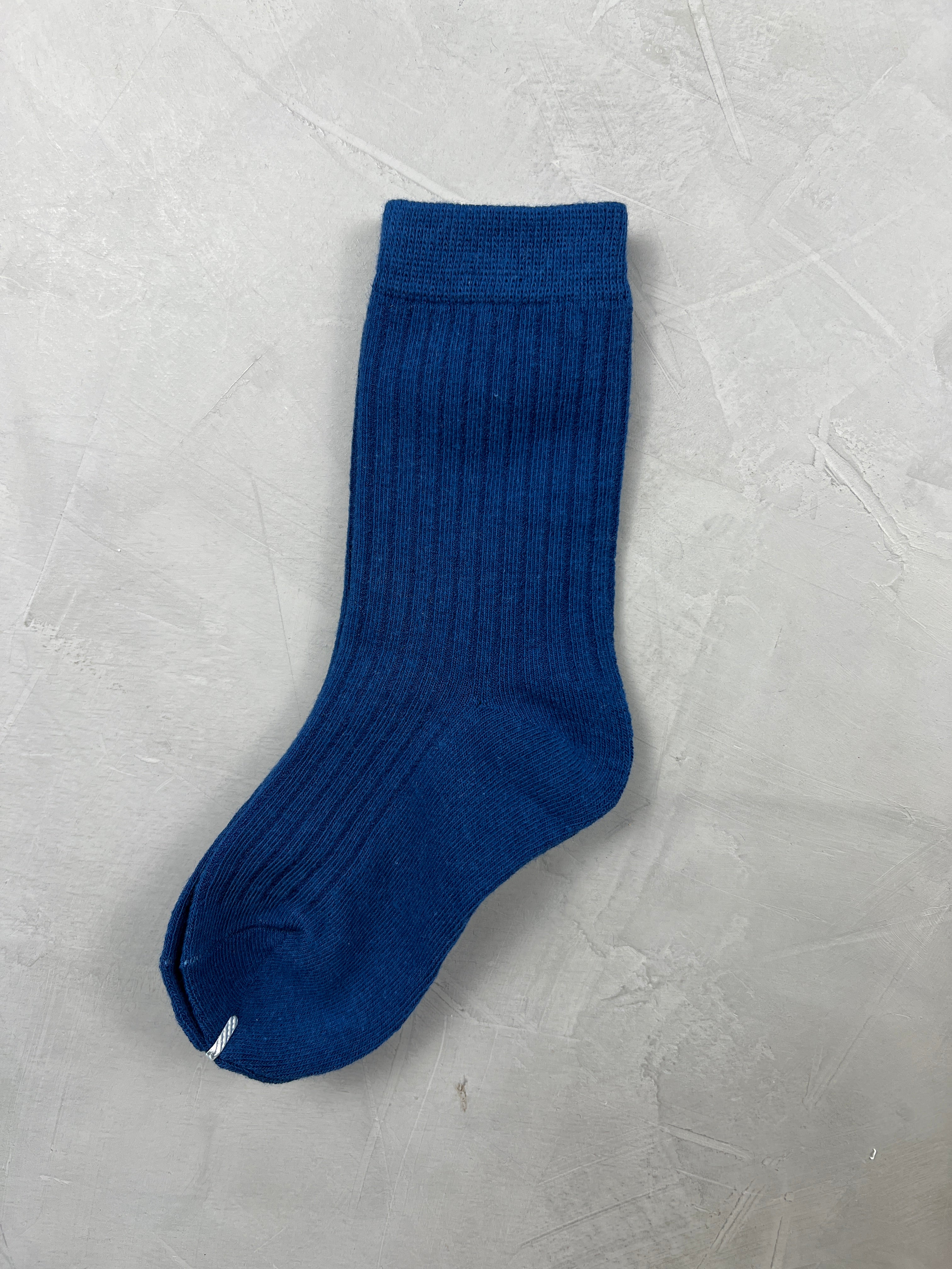 einfarbige Rib-Socken (1-3/3-5 J)