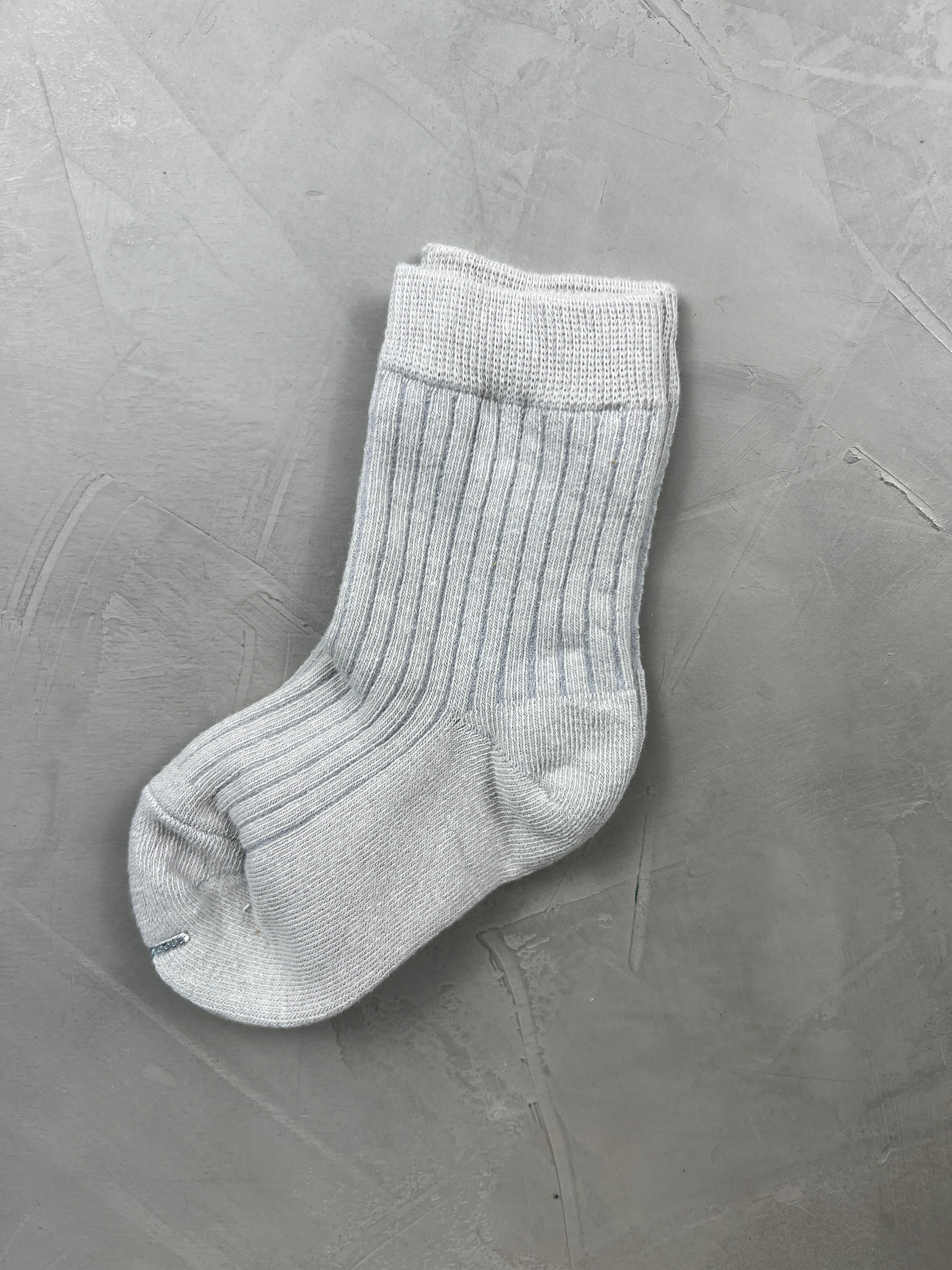 einfarbige Rib-Socken (1-3/3-5 J)
