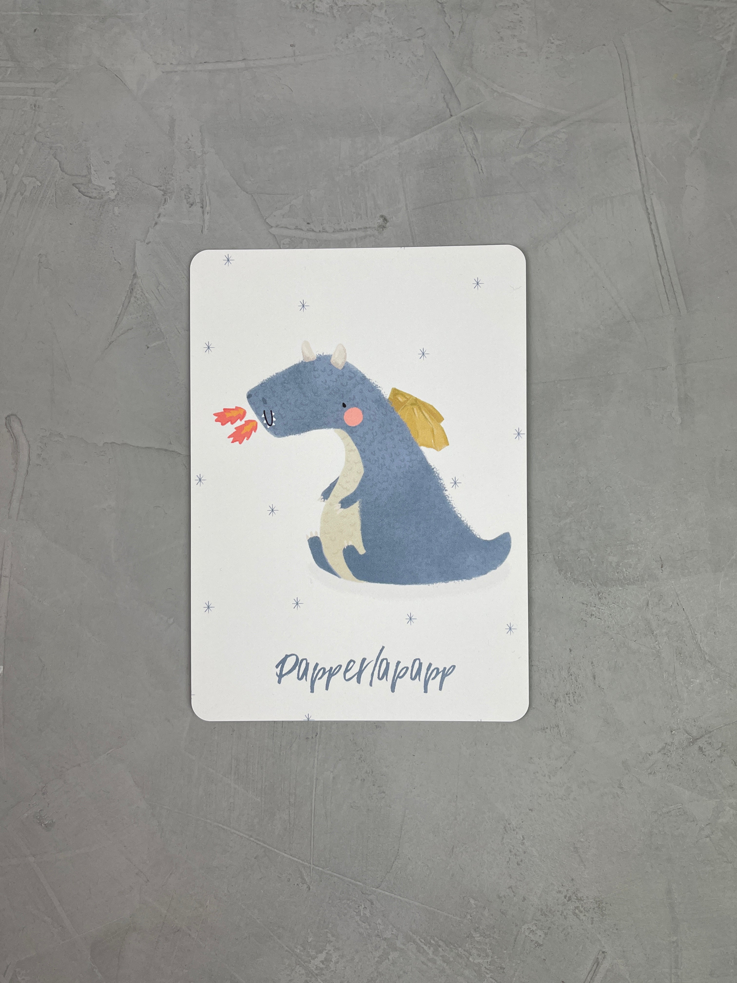 Postkarten 2er Set: Drache Hatschi
