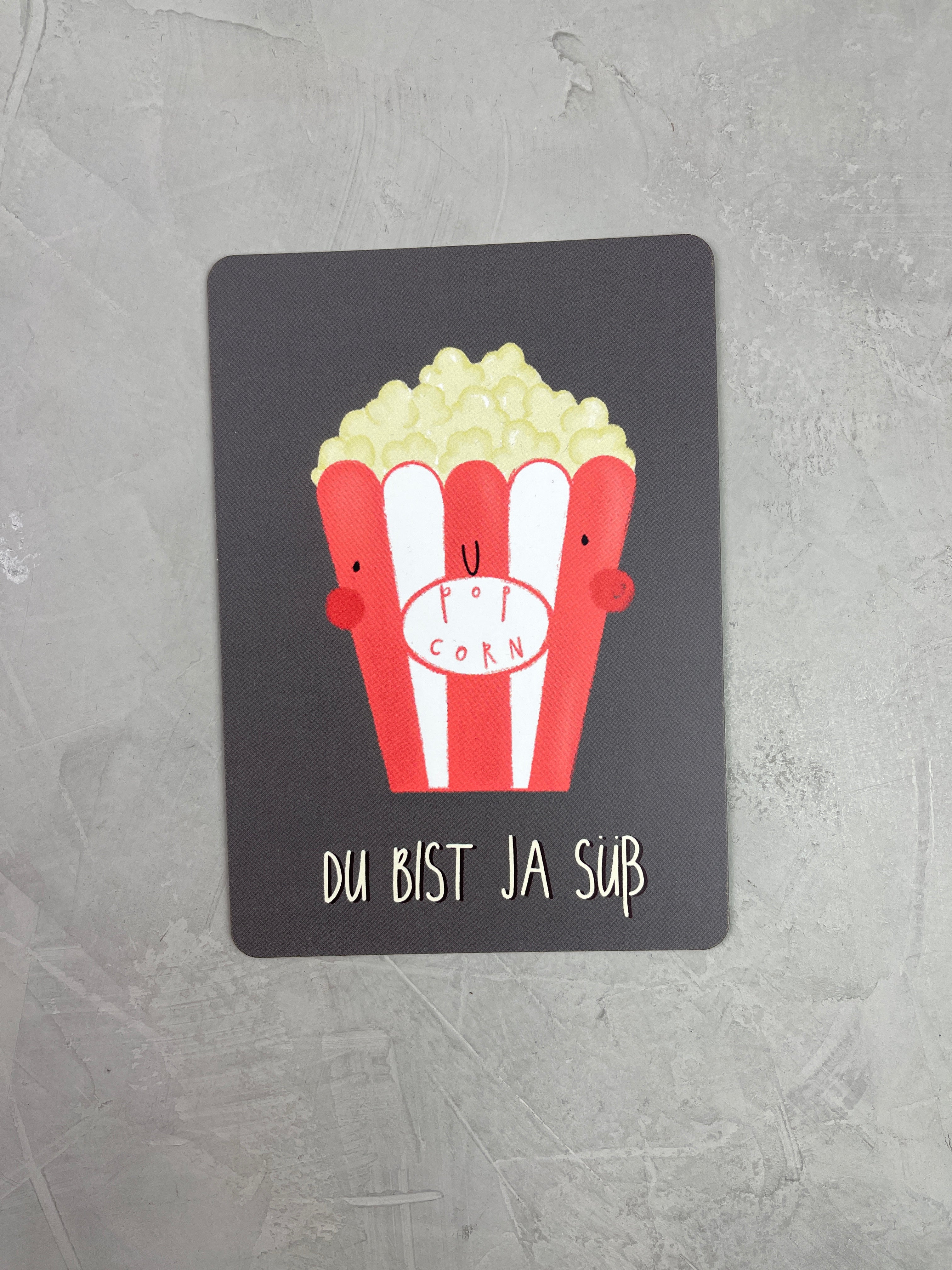 Postkarten 2er Set: Pommes & Popcorn