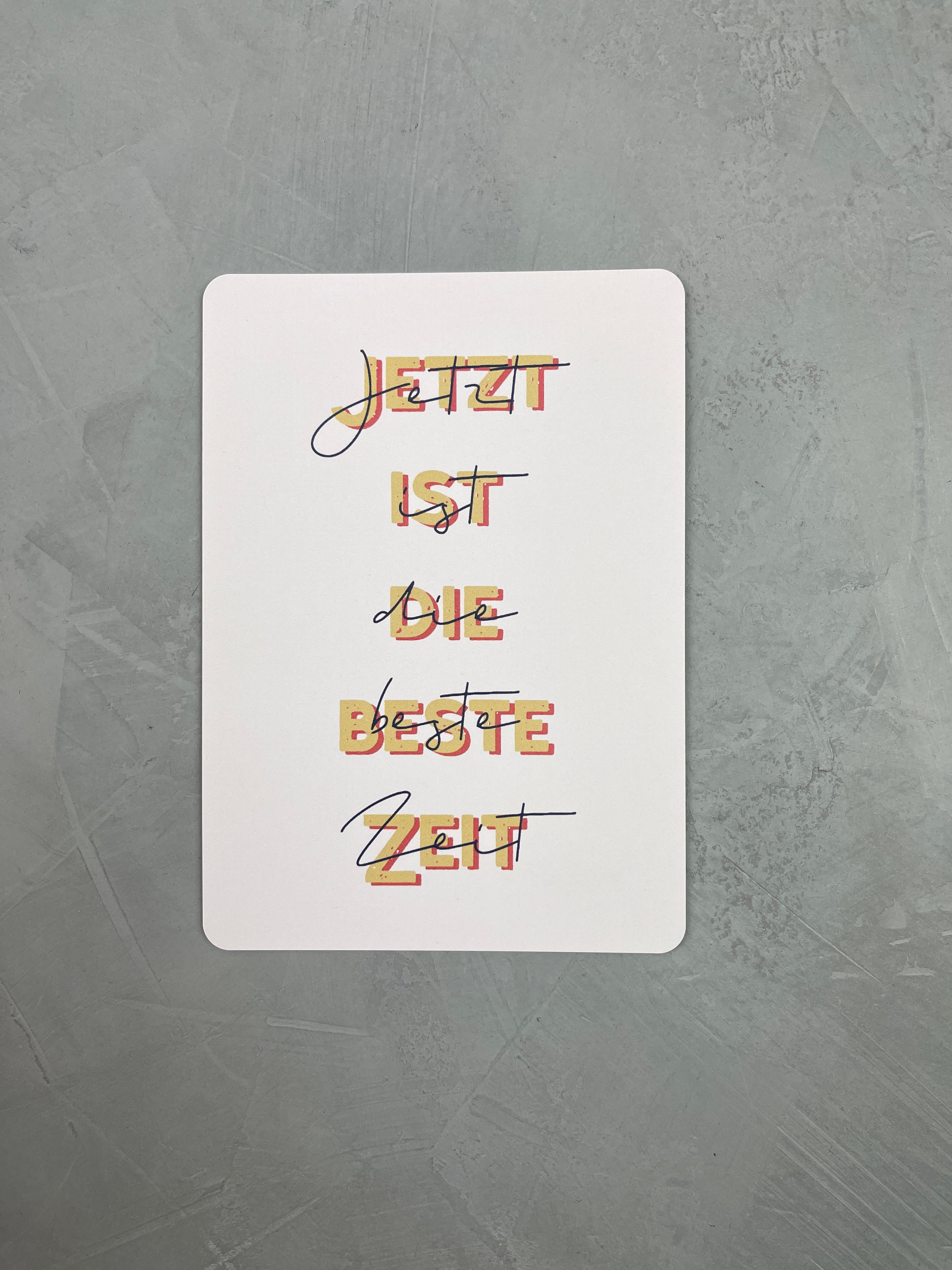 Jetzt ist die beste Zeit