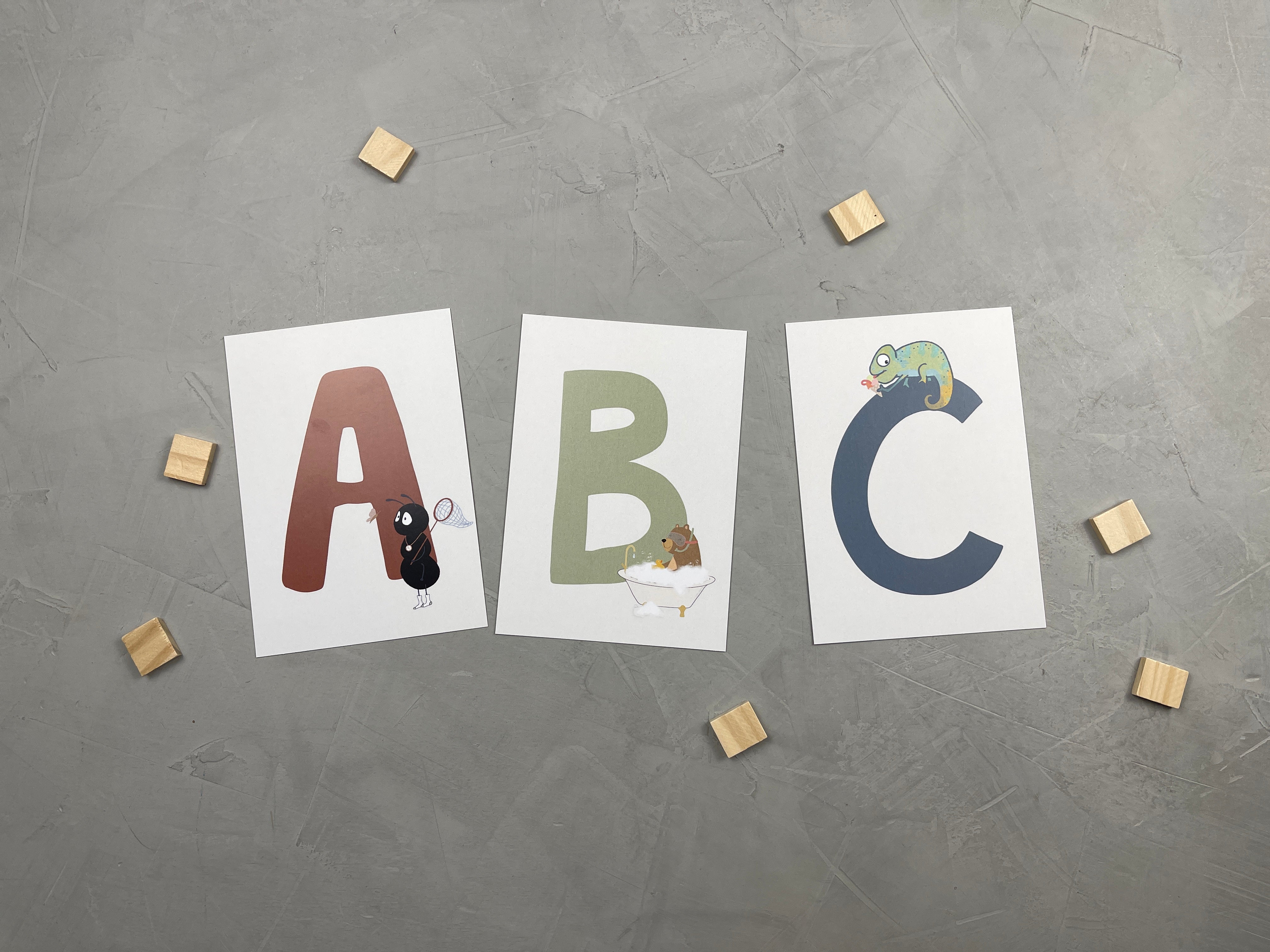 Buchstabenkarten A-Z
