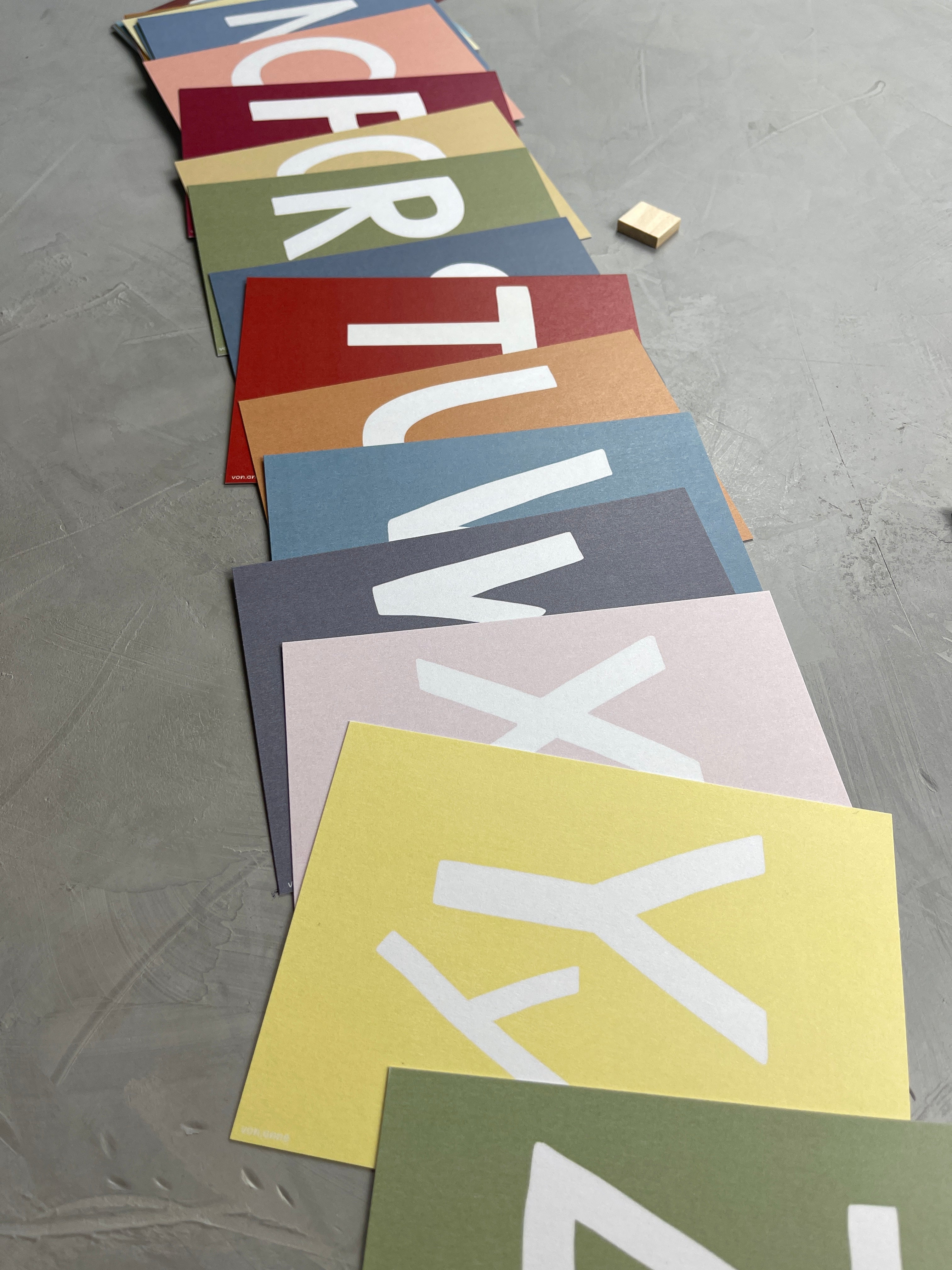 Buchstabenkarten A-Z