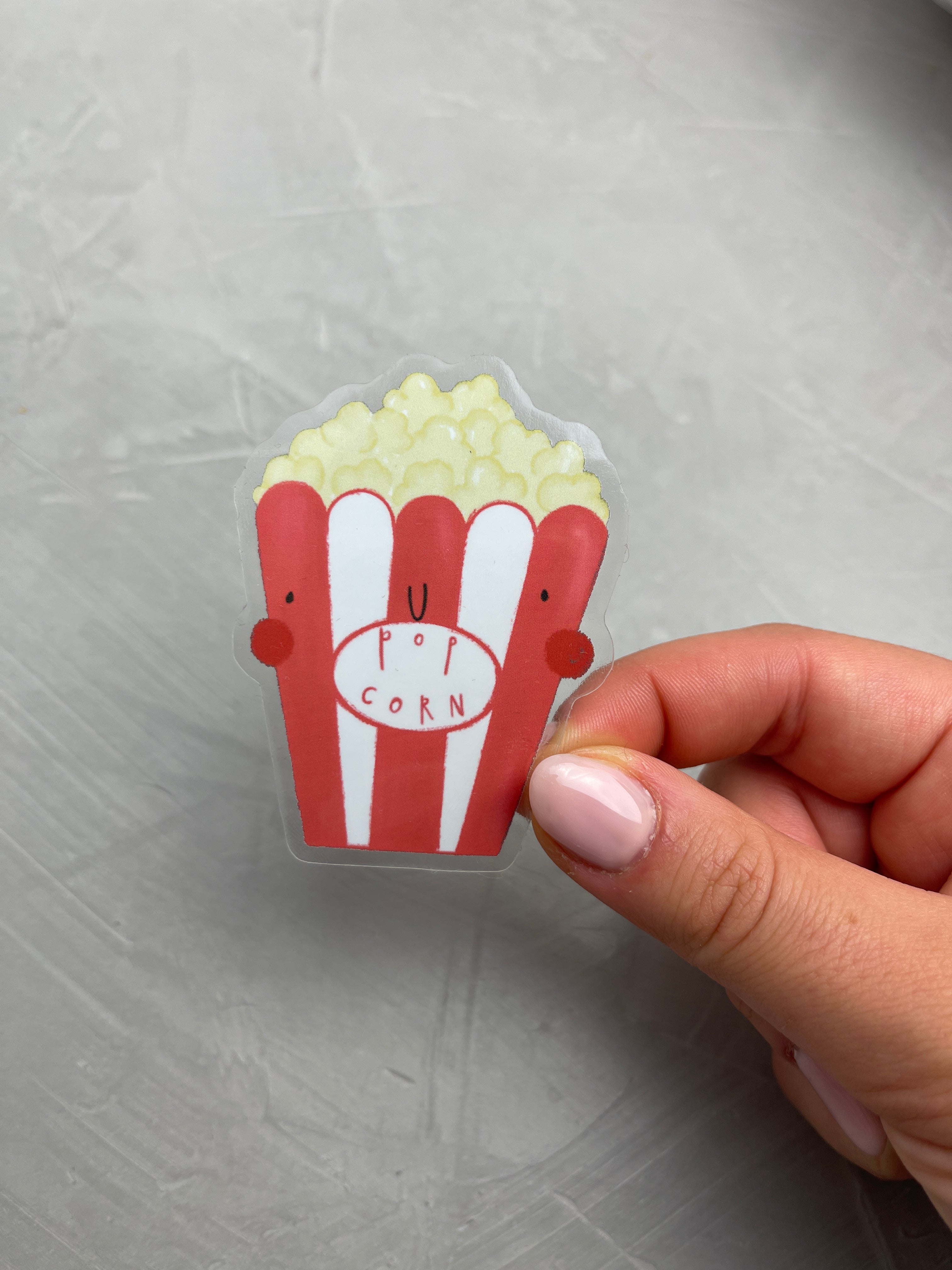 XXL transparenter Sticker - Movienight