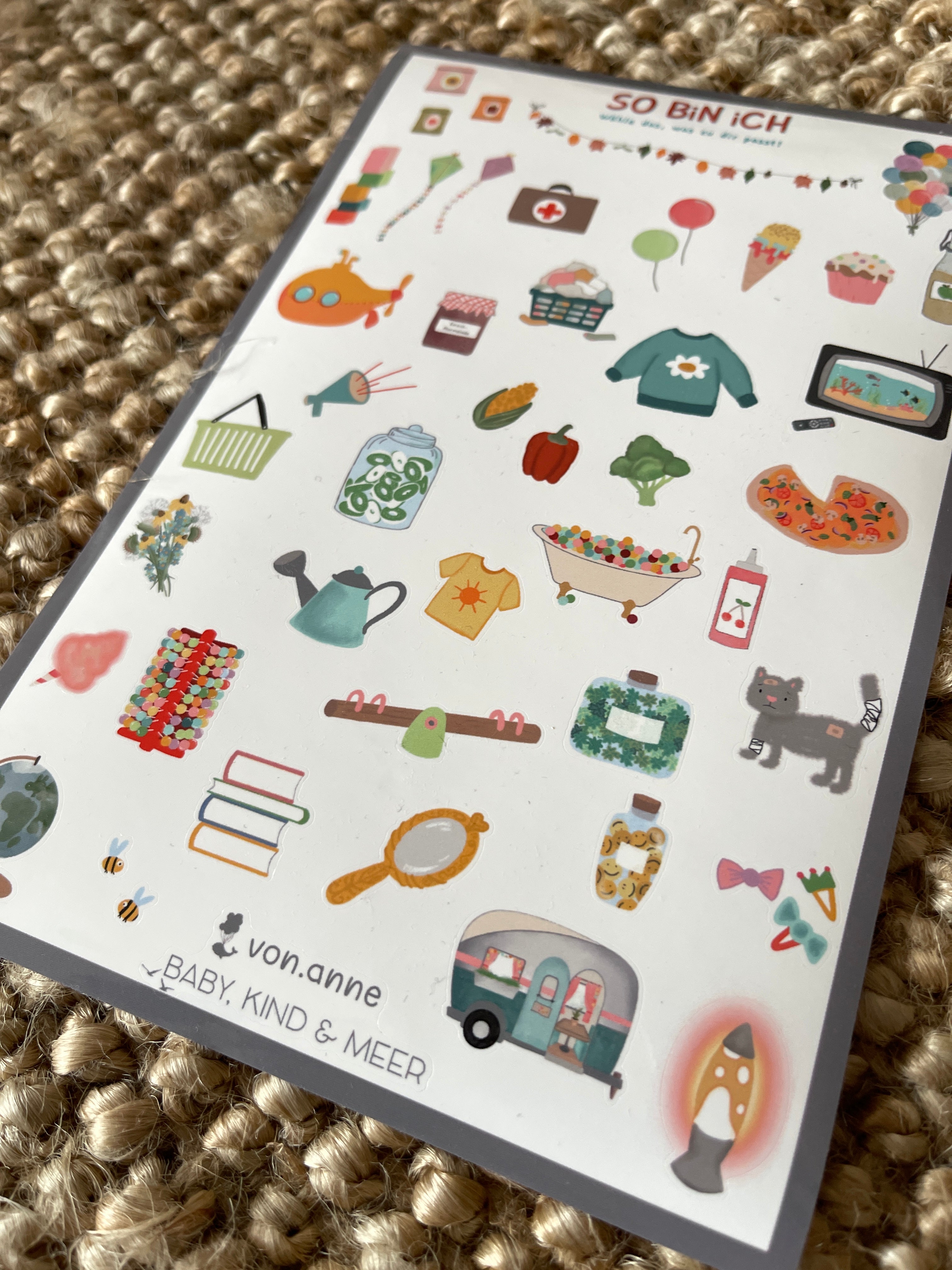 Stickerset - So bin Ich