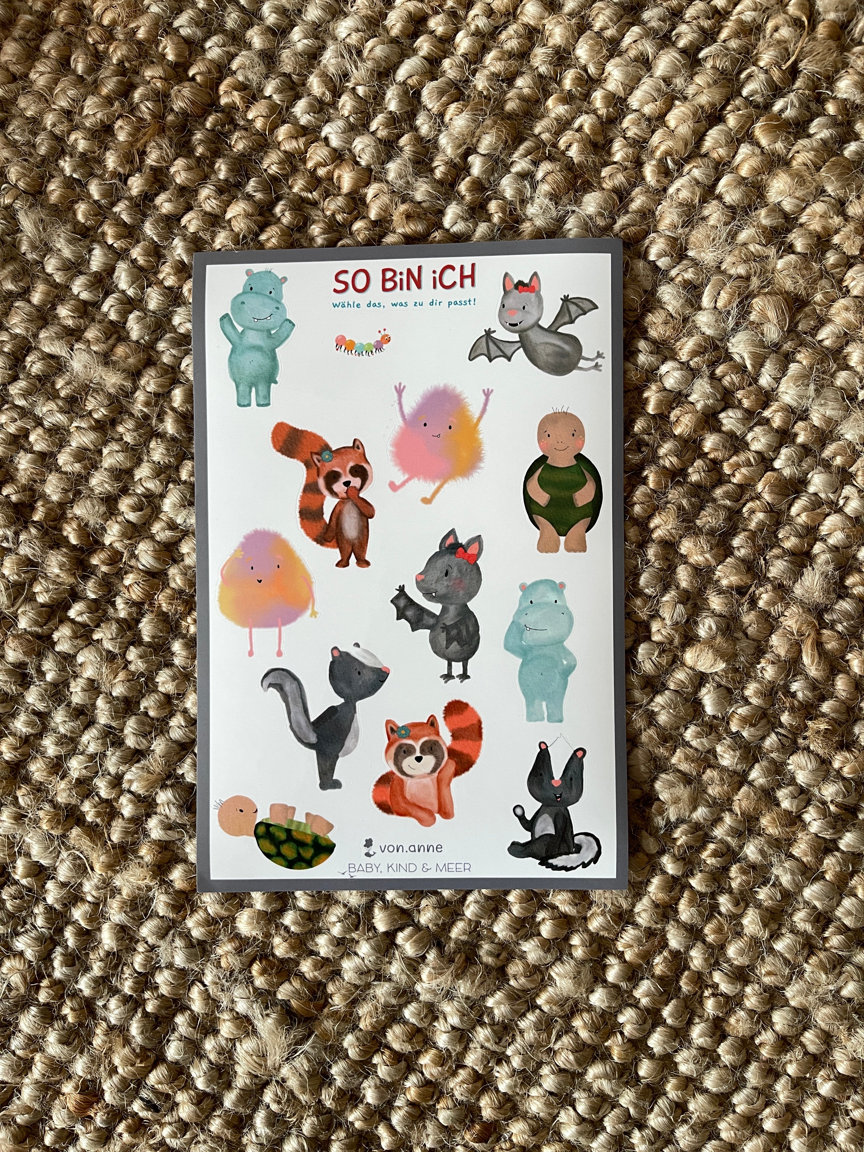 Stickerset - So bin Ich