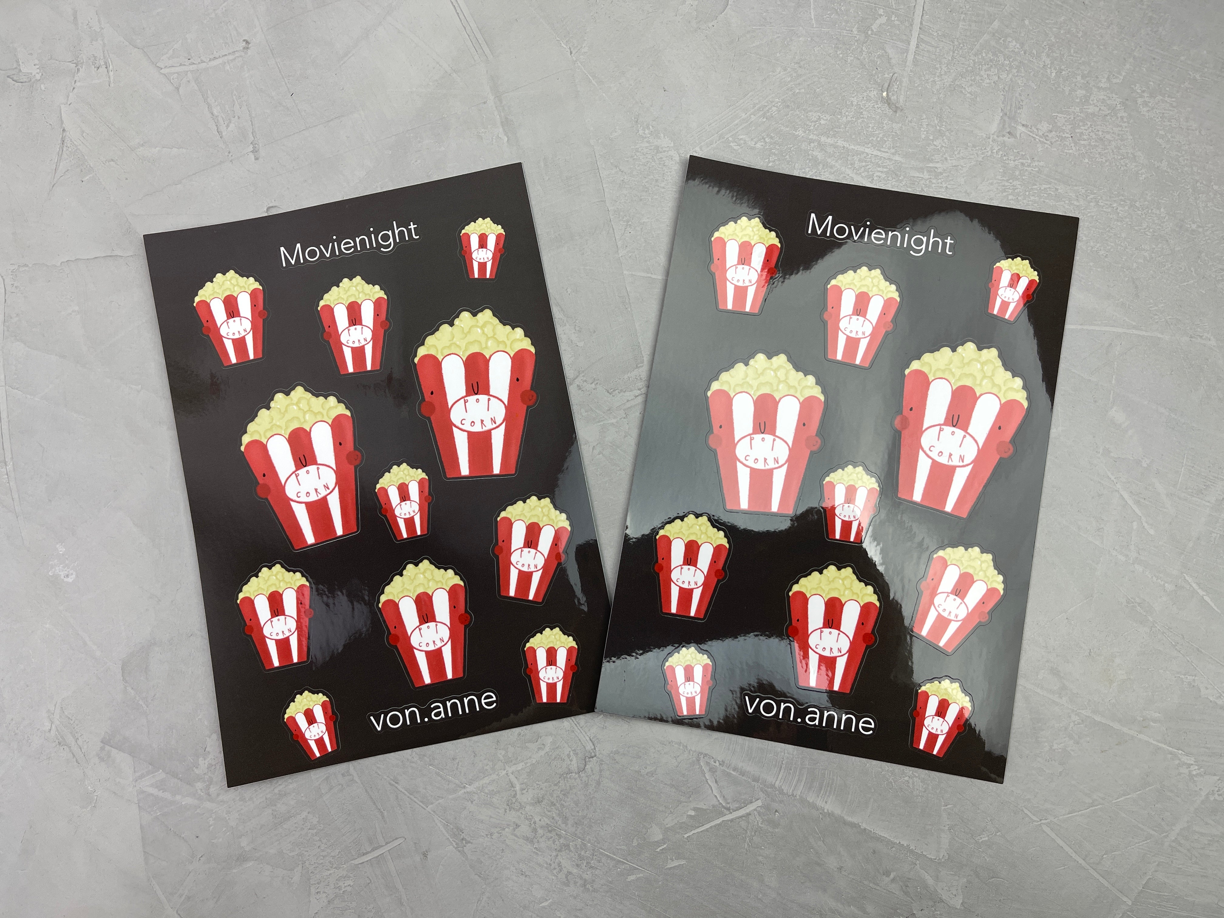 2er Stickerset - Movienight