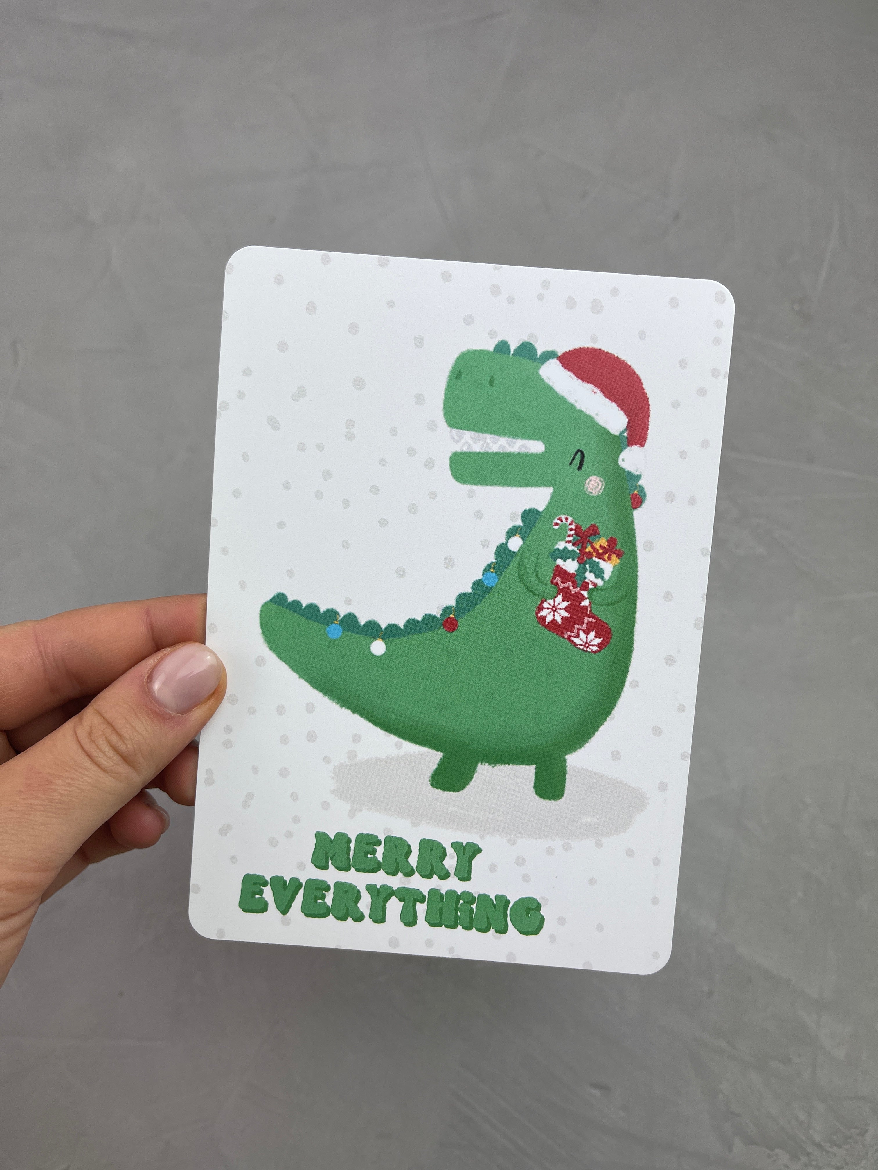 Postkarte - Merry everything