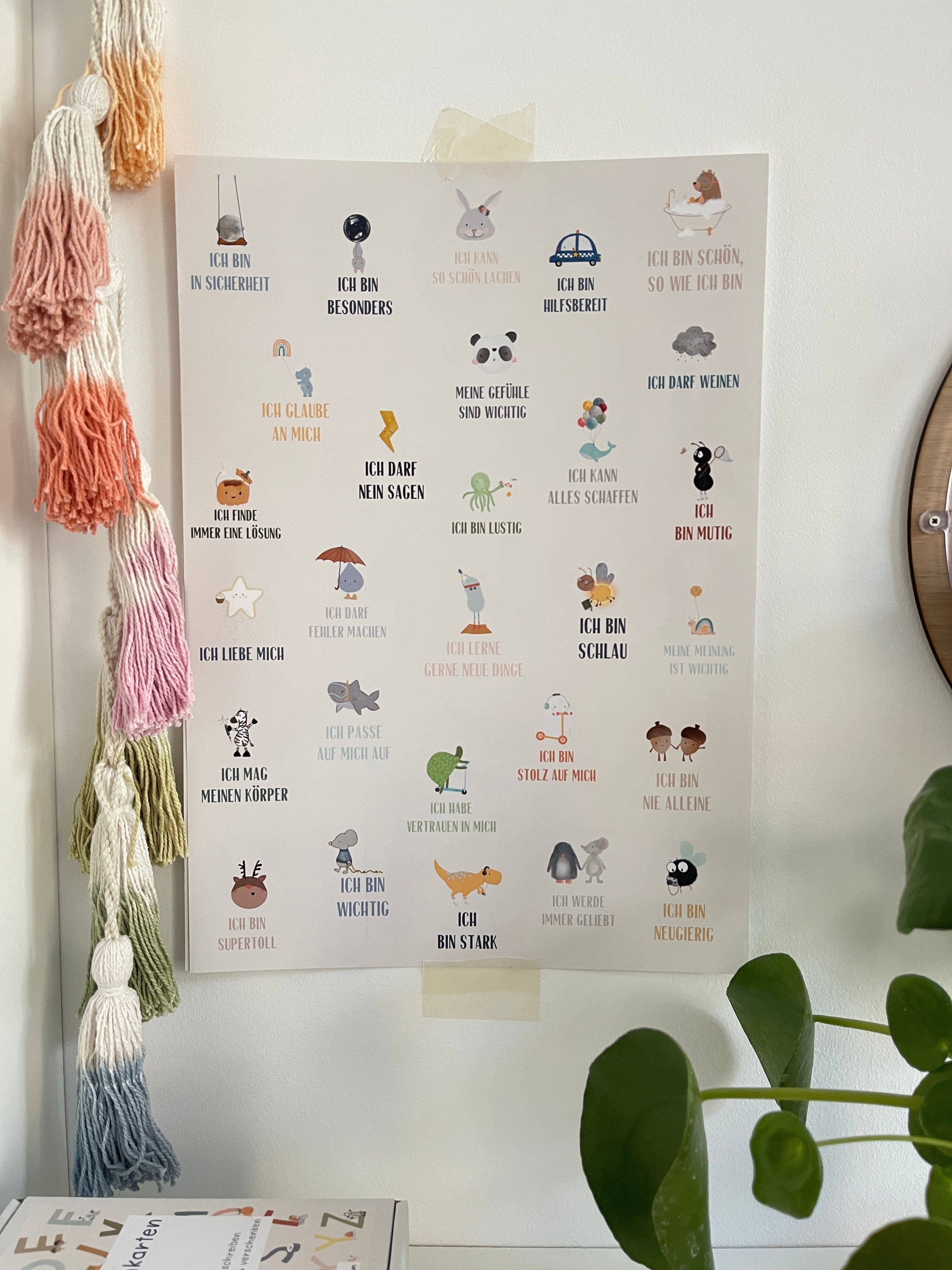 Poster - Affirmationen